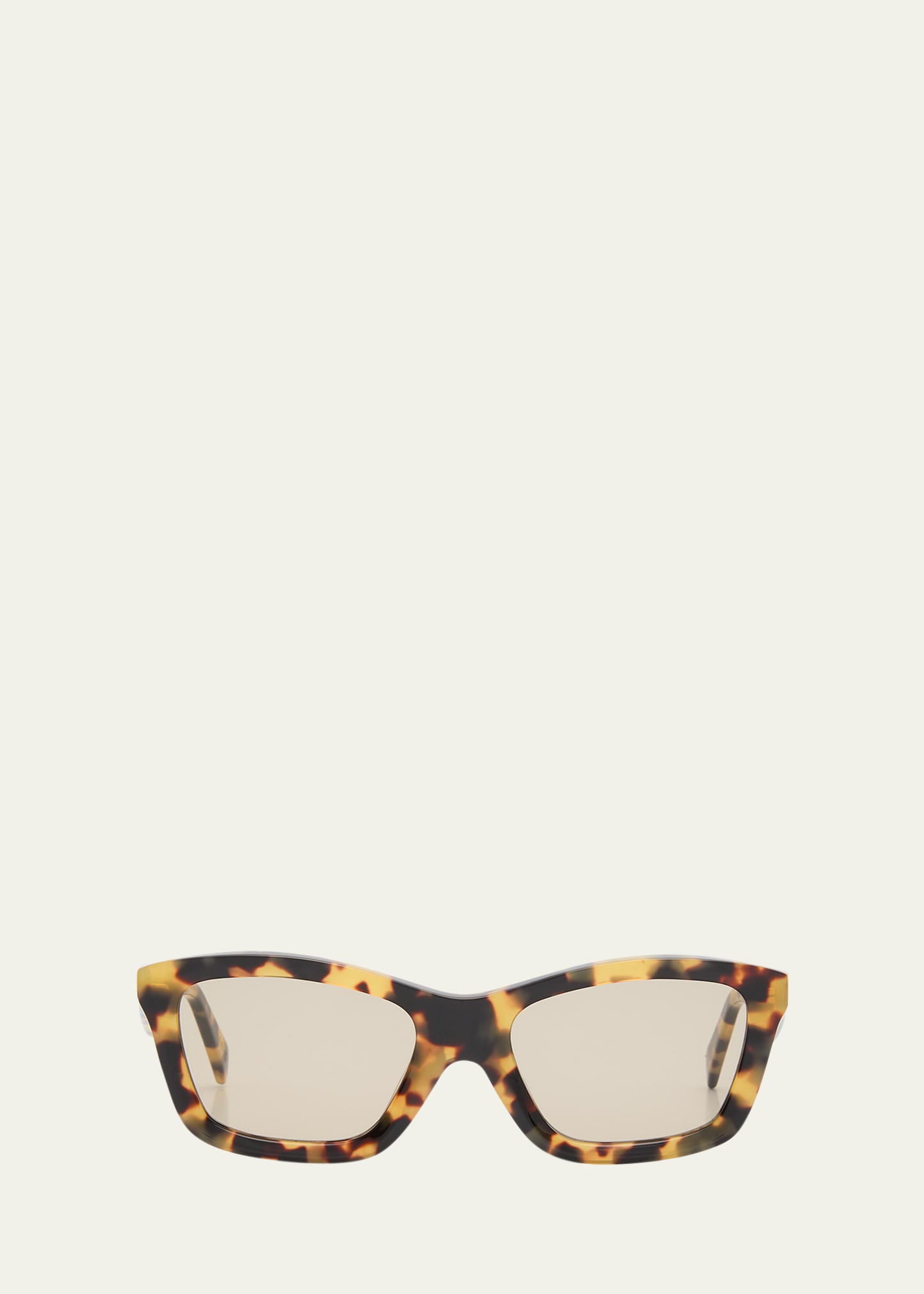 Totême The Classics Acetate Square Sunglasses In Medium Green