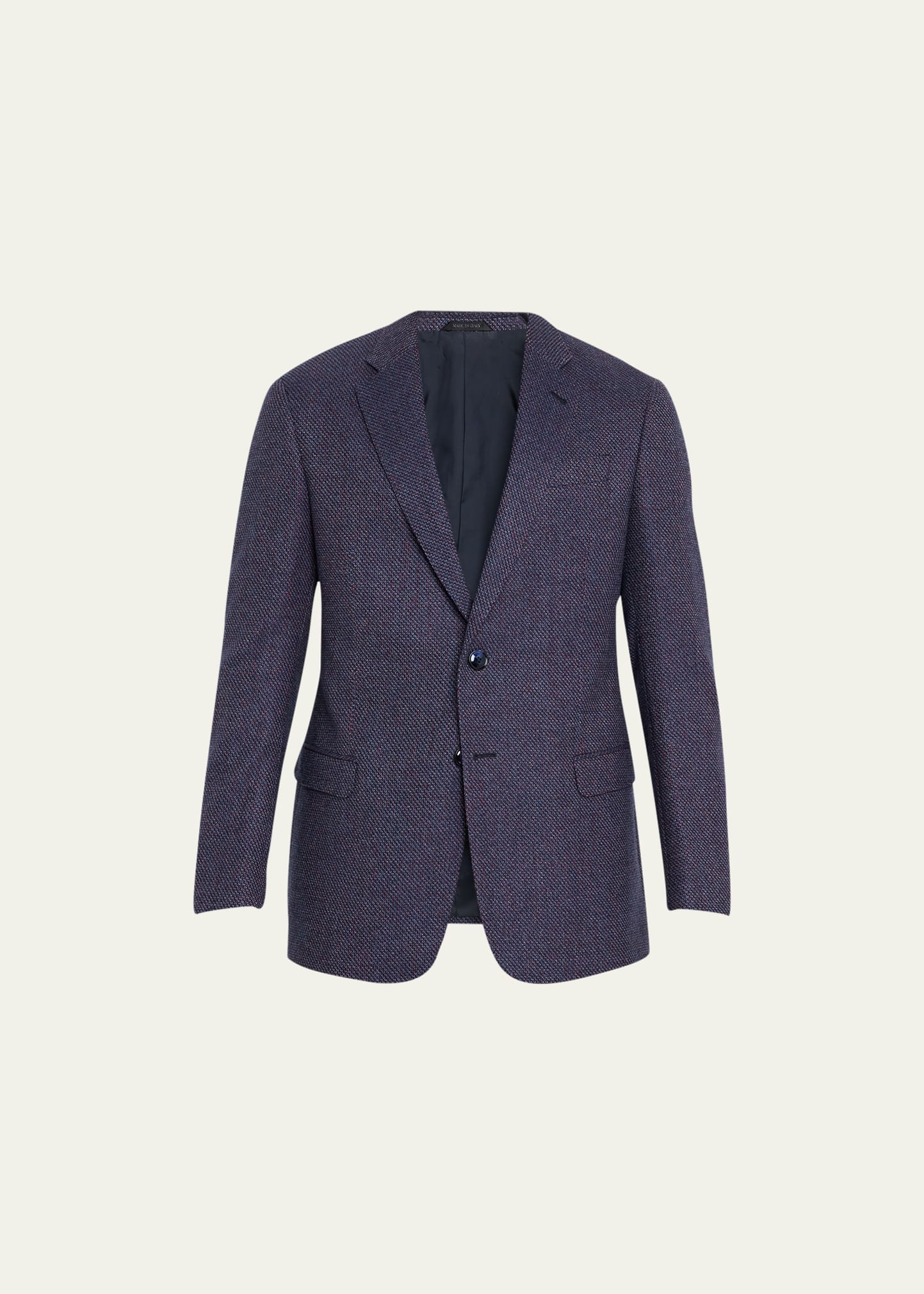 Men's Textured Wool-Cashmere Sport Coat