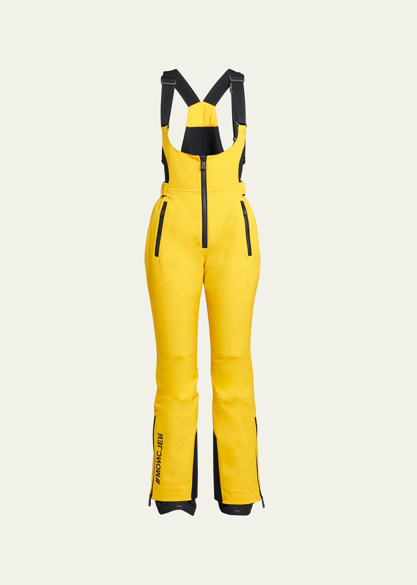 Half-Zip Belted Ski Suit