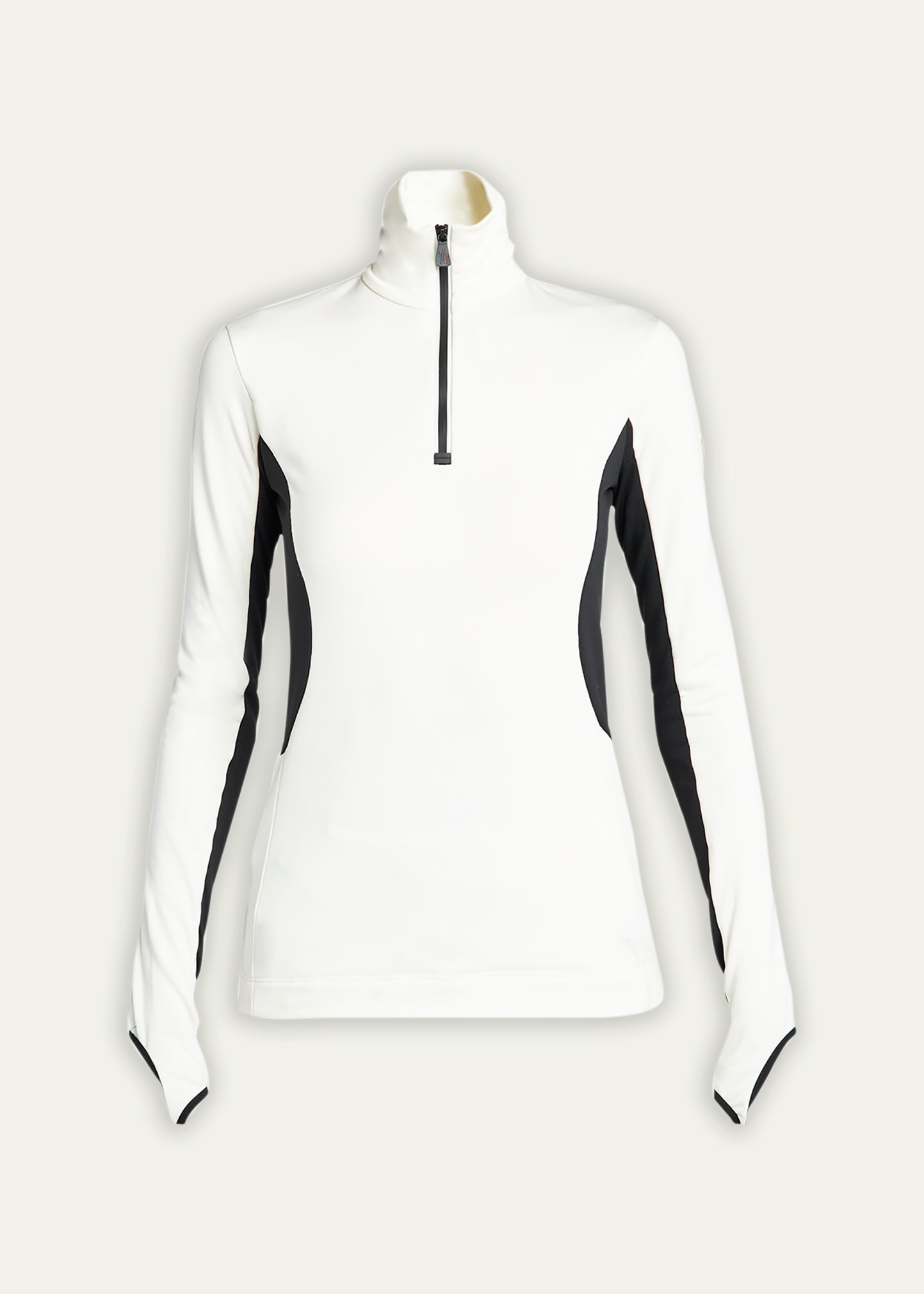 Colorblock Quarter-Zip Sweatshirt