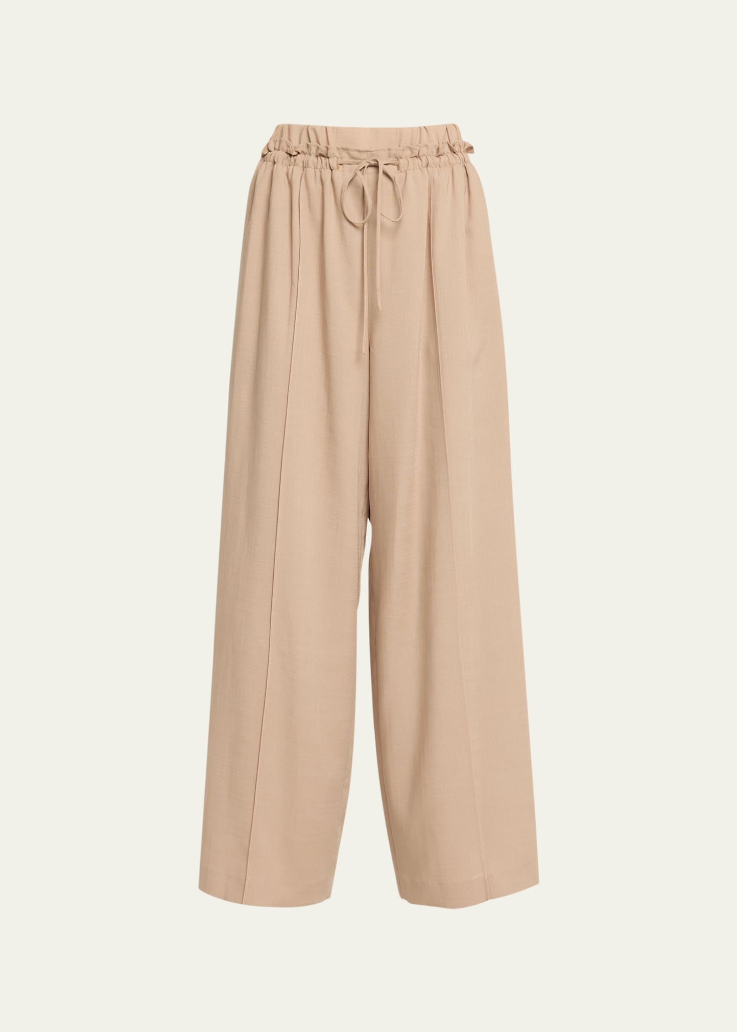 Wimbledon Wide-Leg Linen Pants