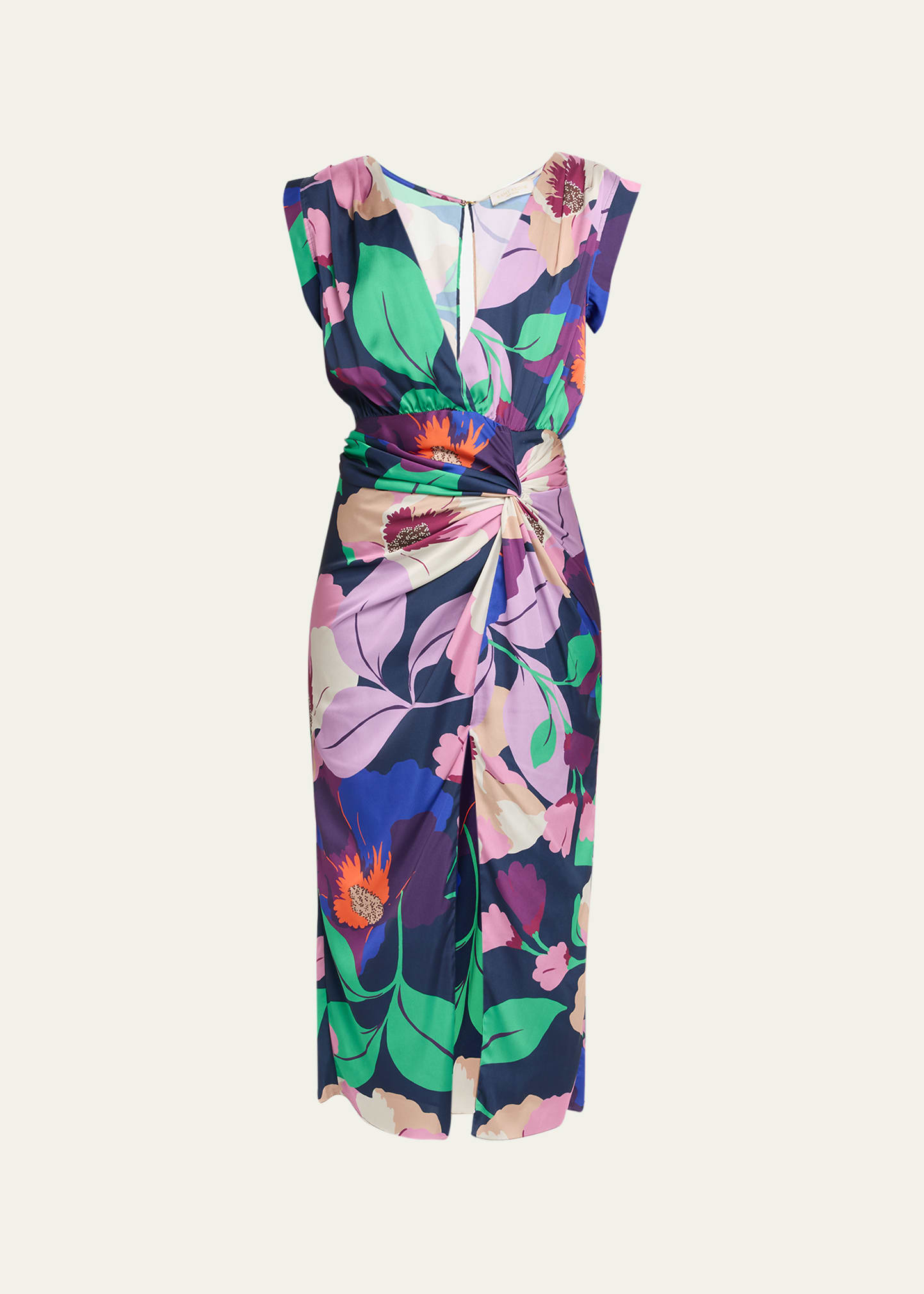 Morgan Floral-Printed Midi Dress