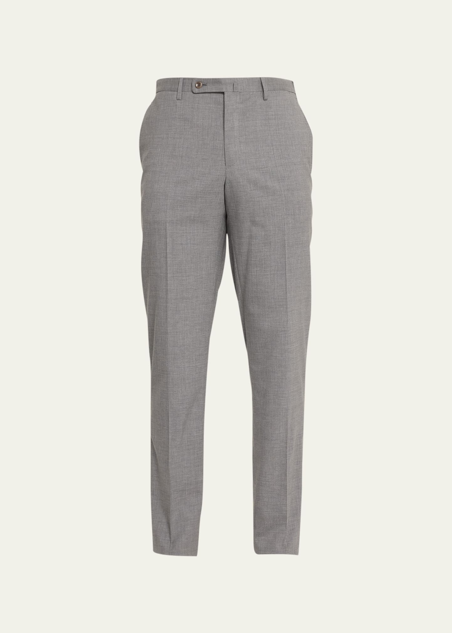 Incotex Men's Super 150s Wool Dress Pants In 905grigio Chiaro