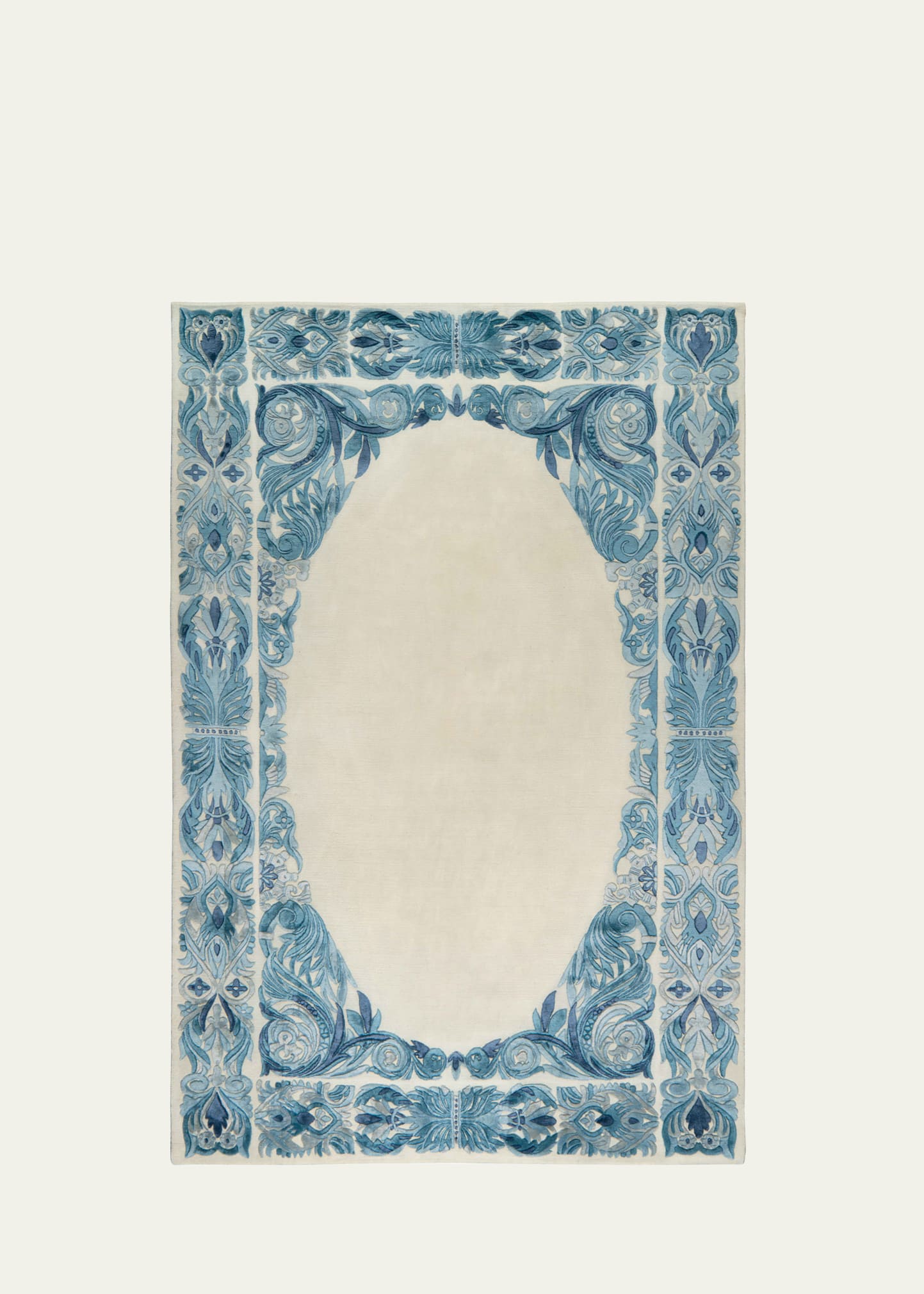 The Rug Company X Guo Pei Splendour Hand-knotted Rug, 9' X 12' In Blue
