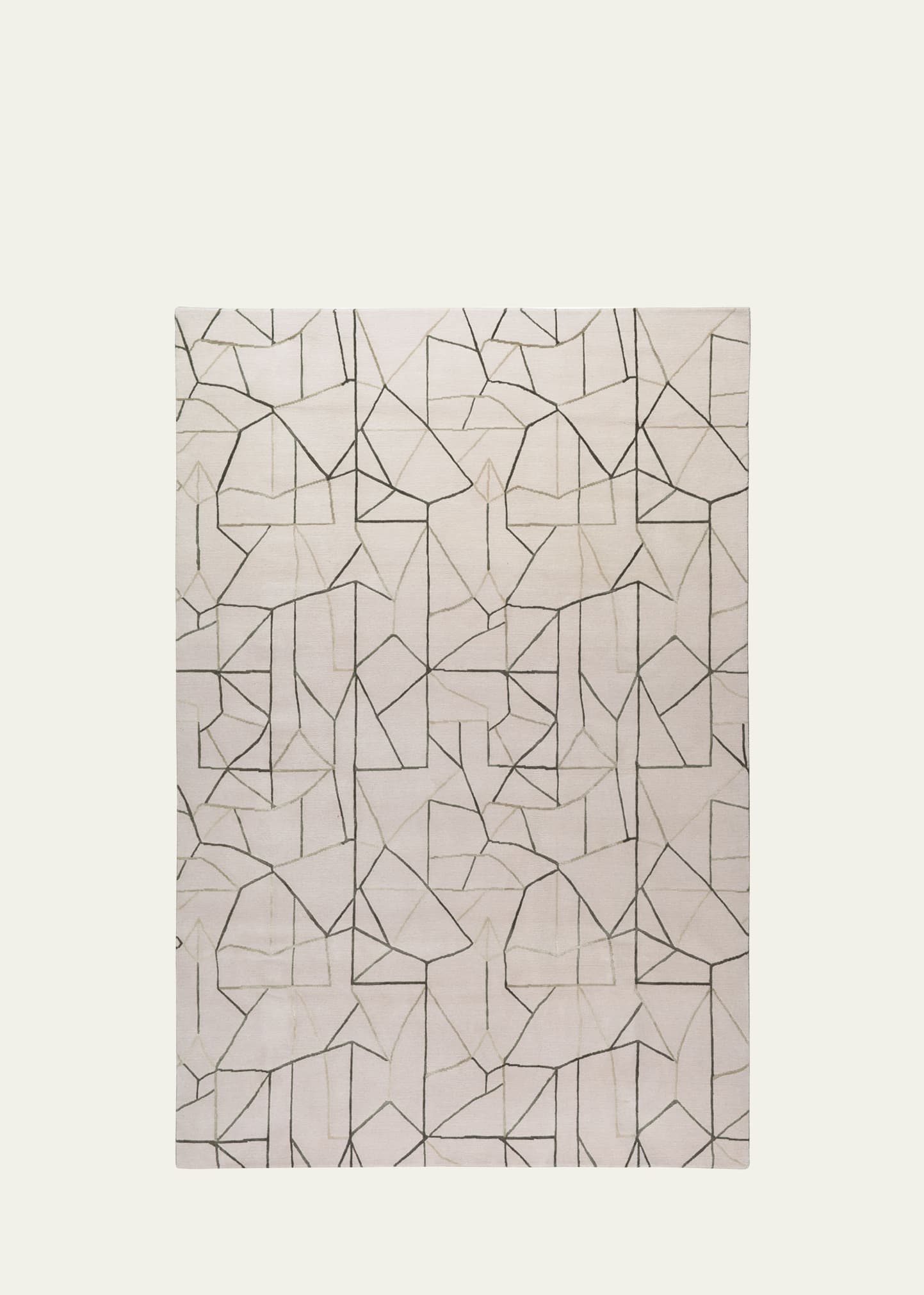 The Rug Company X Kelly Wearstler Tetras Hand-knotted Rug, 9' X 12' In Neutral
