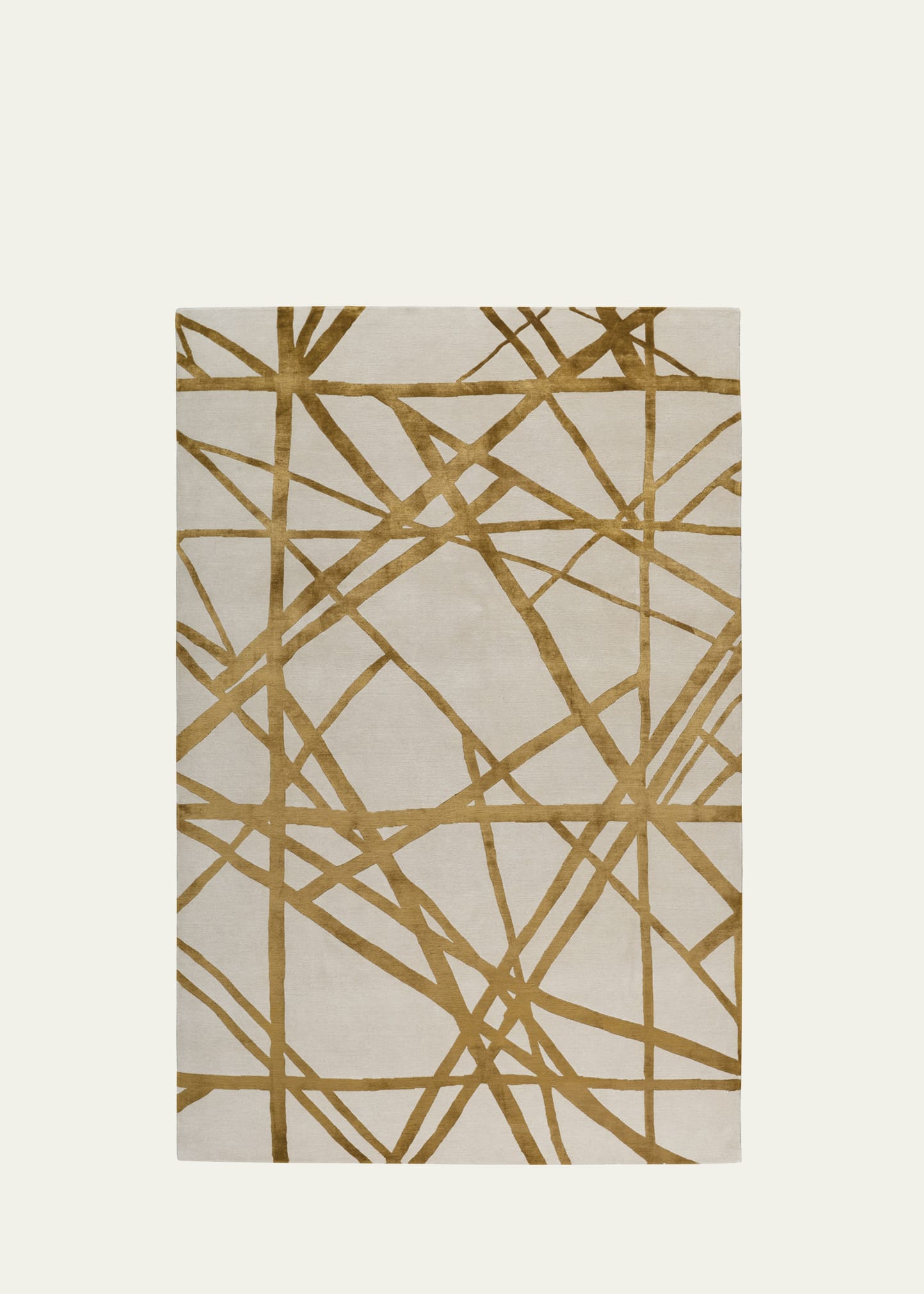 Channels Copper Hand-Knotted Rug, 9' x 12'