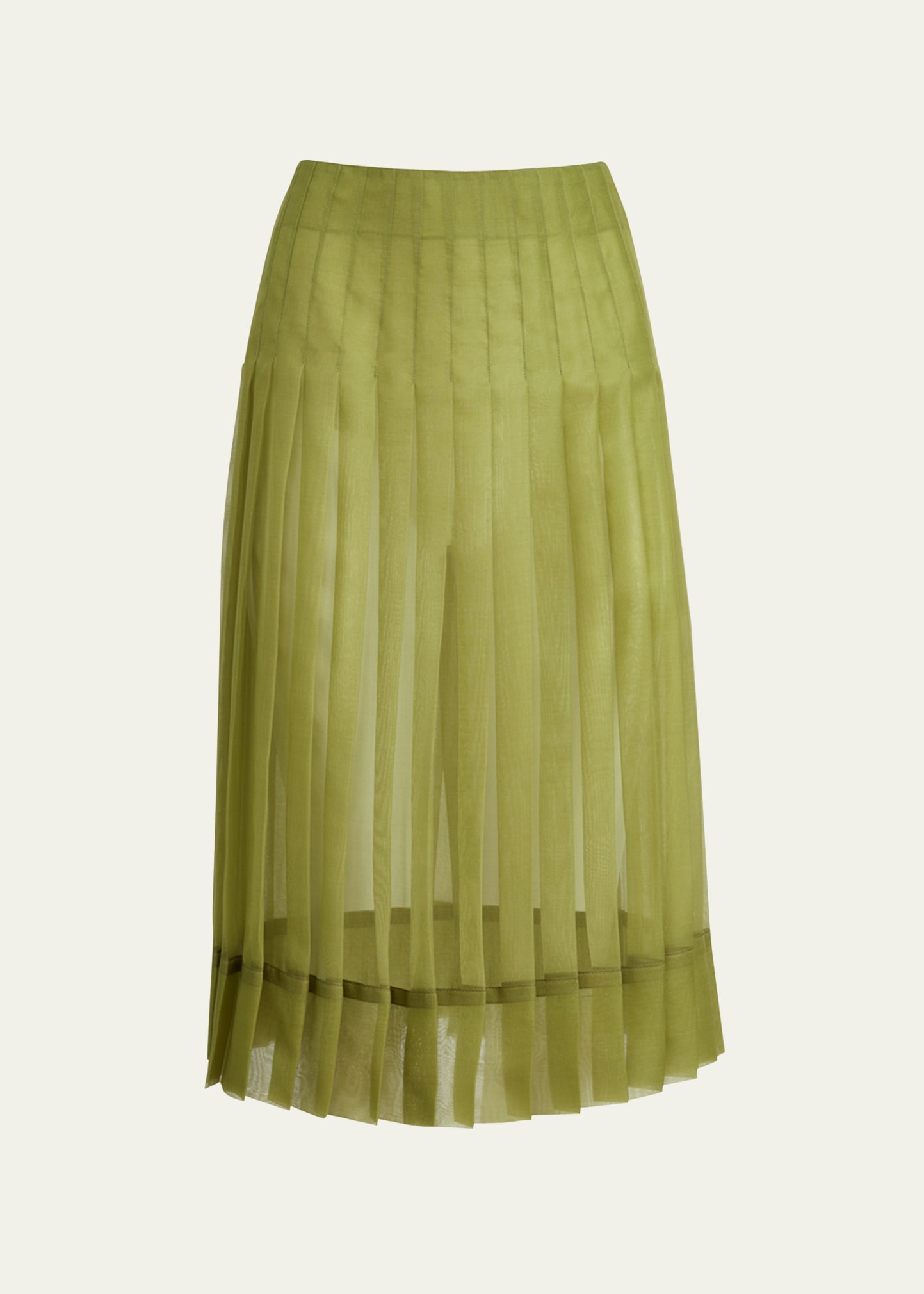 Tudi Pleated Midi Skirt