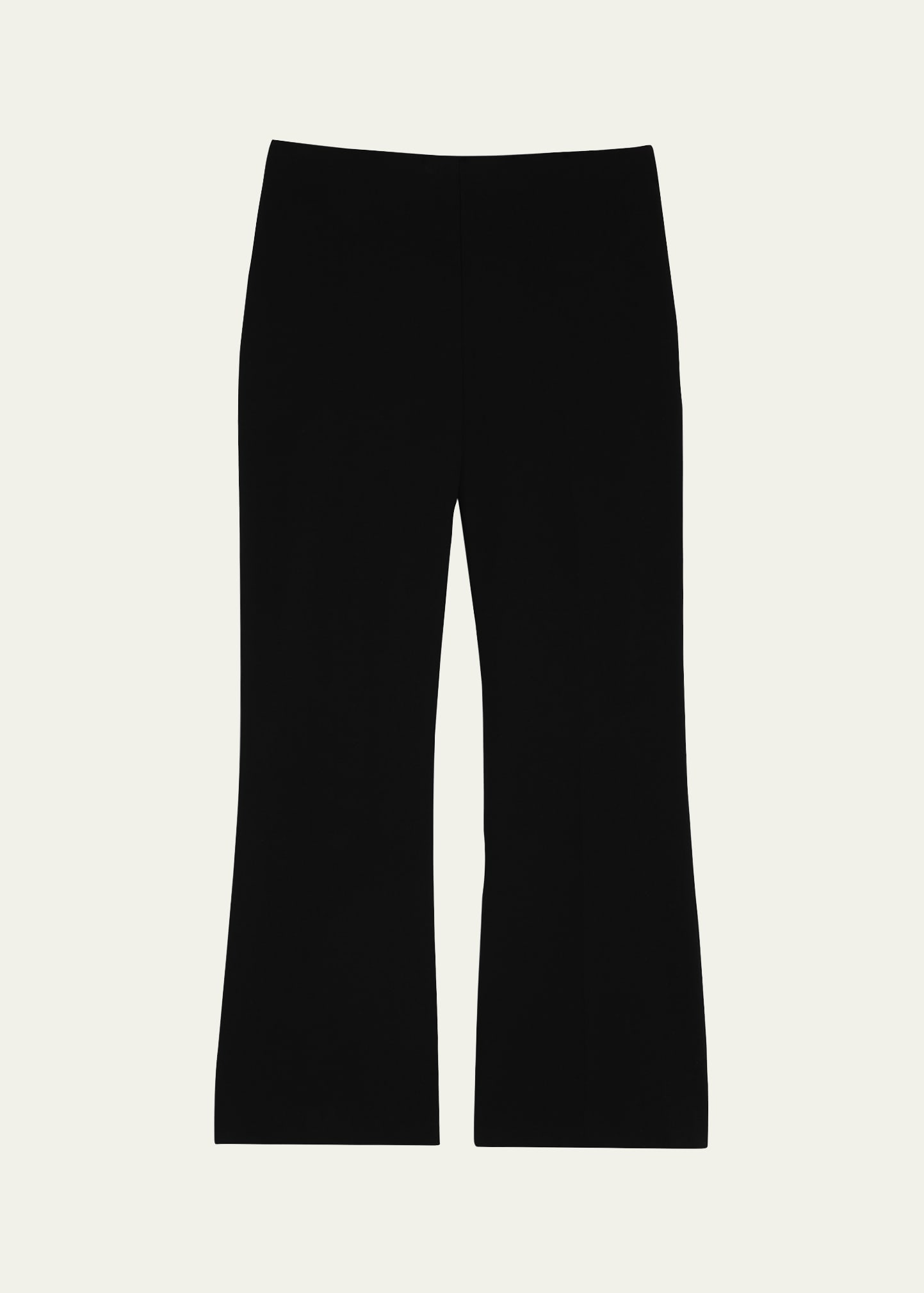 Theory Bistretch Cotton-blend Kick Pants In Blk