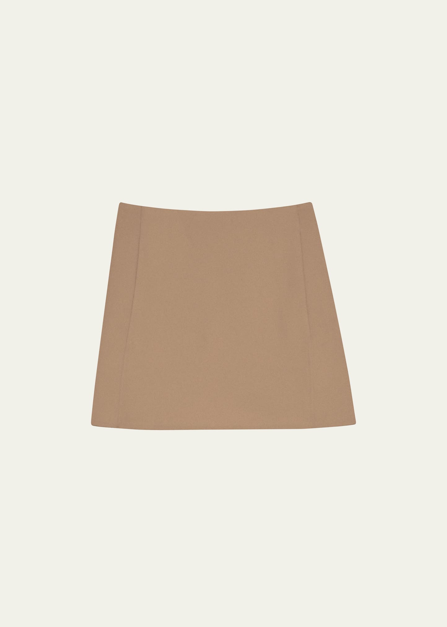 New Divide Wool-Cashmere High-Waist Mini Skirt