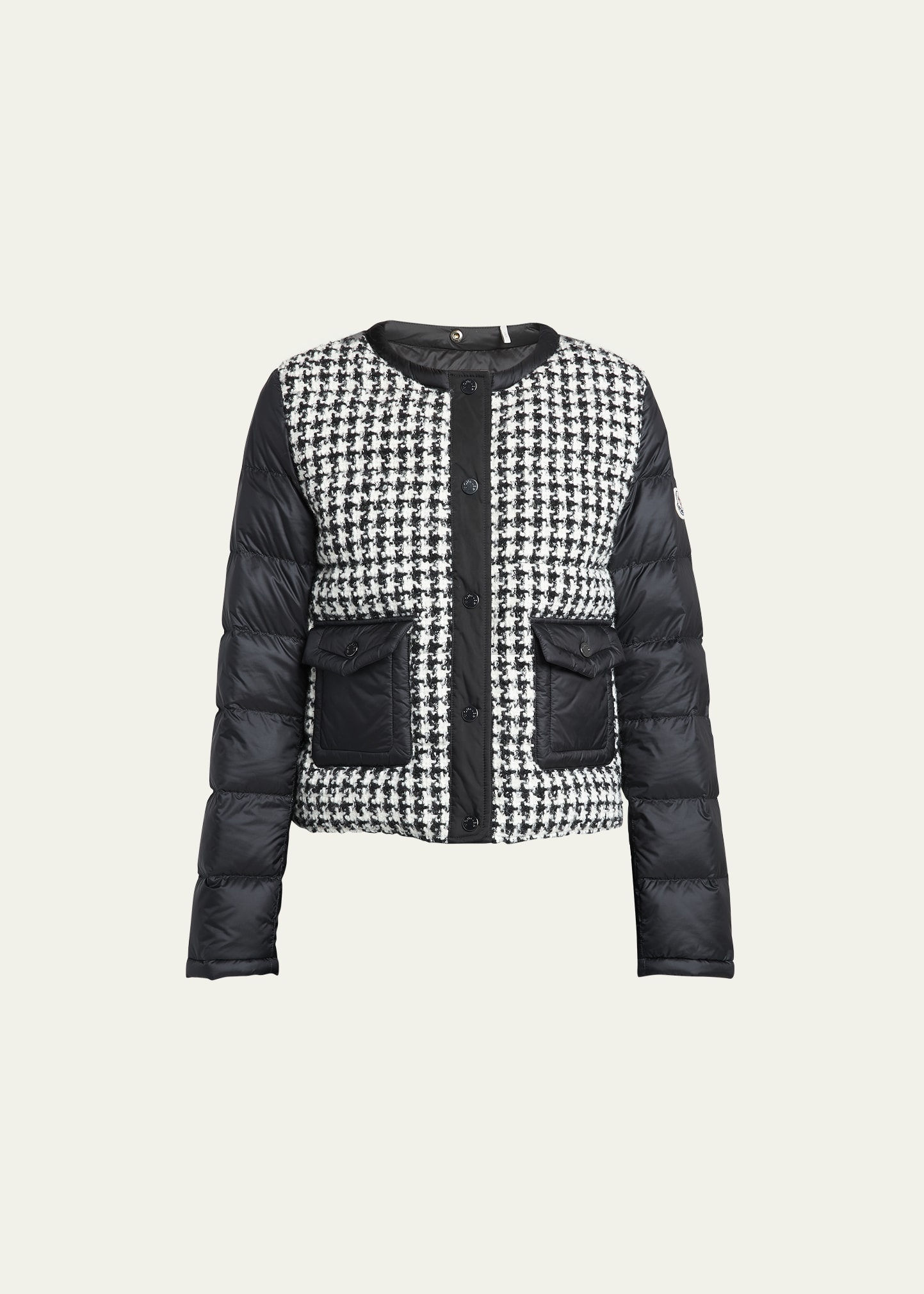 Becasse Houndstooth Puffer Jacket