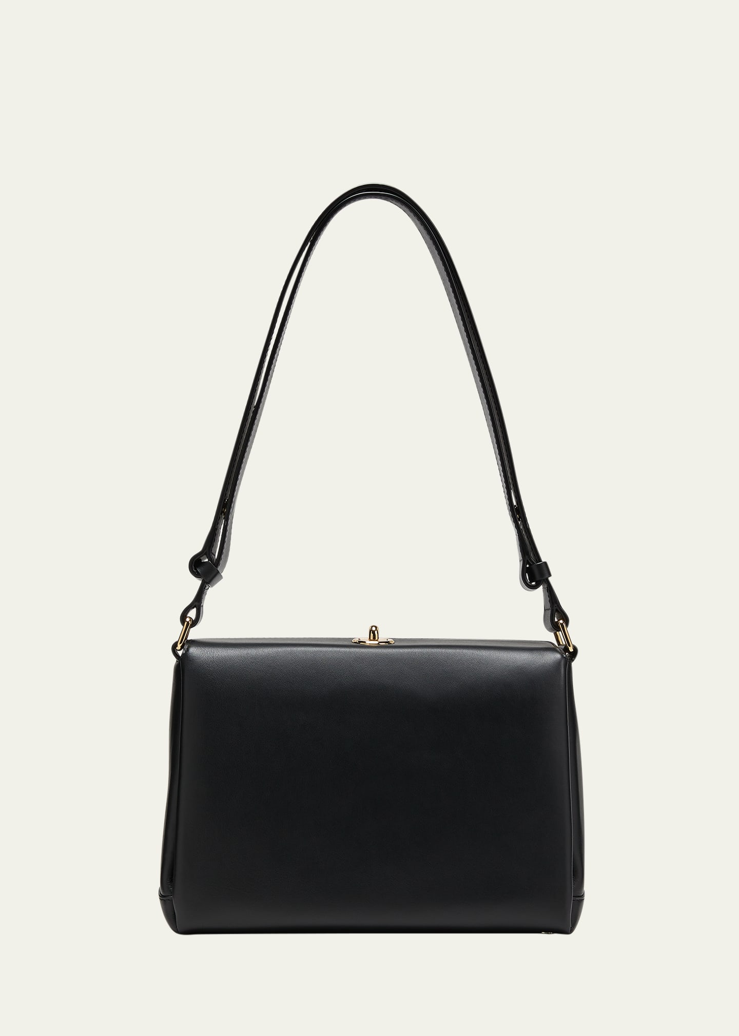 Plan C Large Faux-leather Shoulder Bag In 00n99 Black