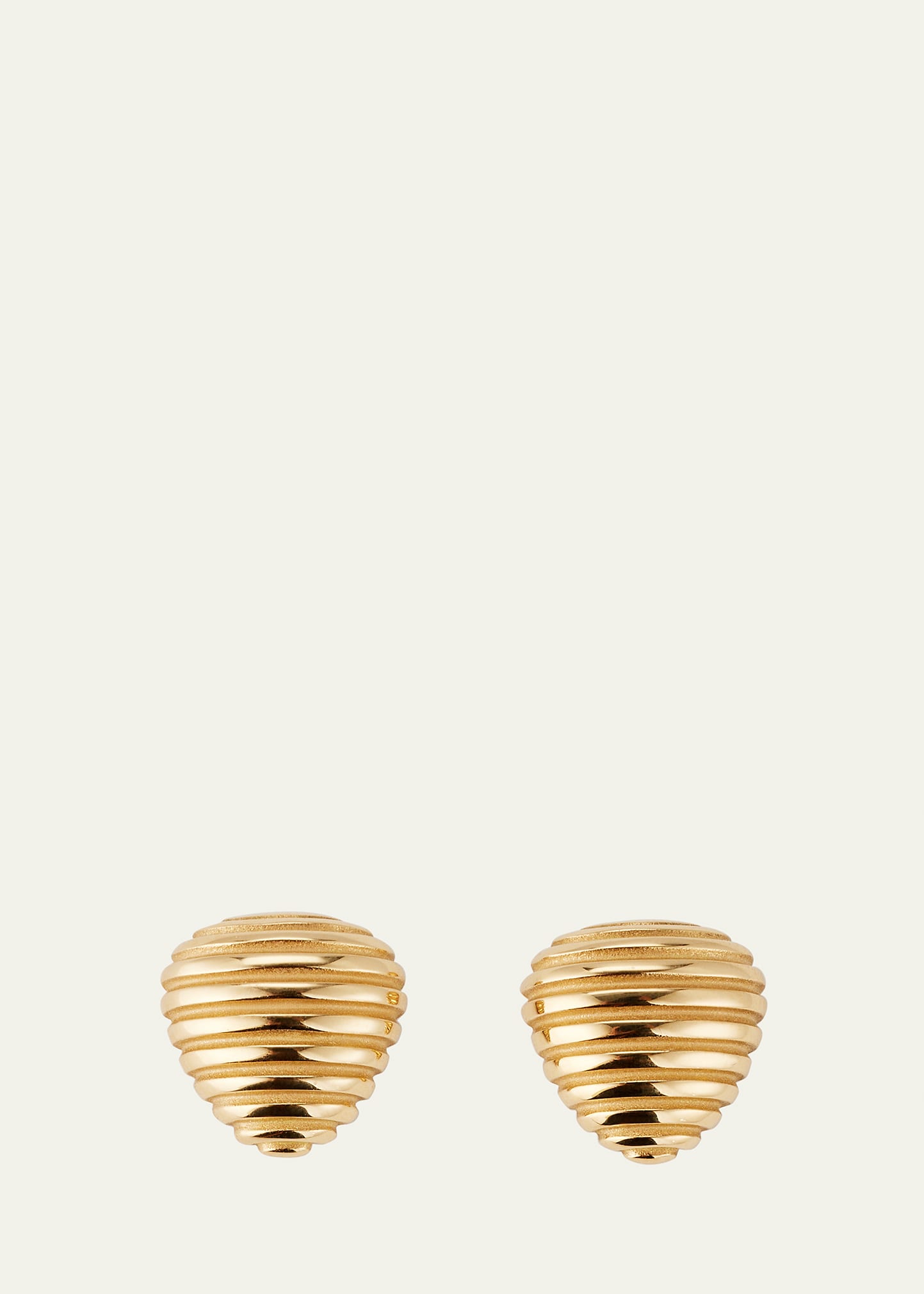 Gold Olar Teardrop Earrings