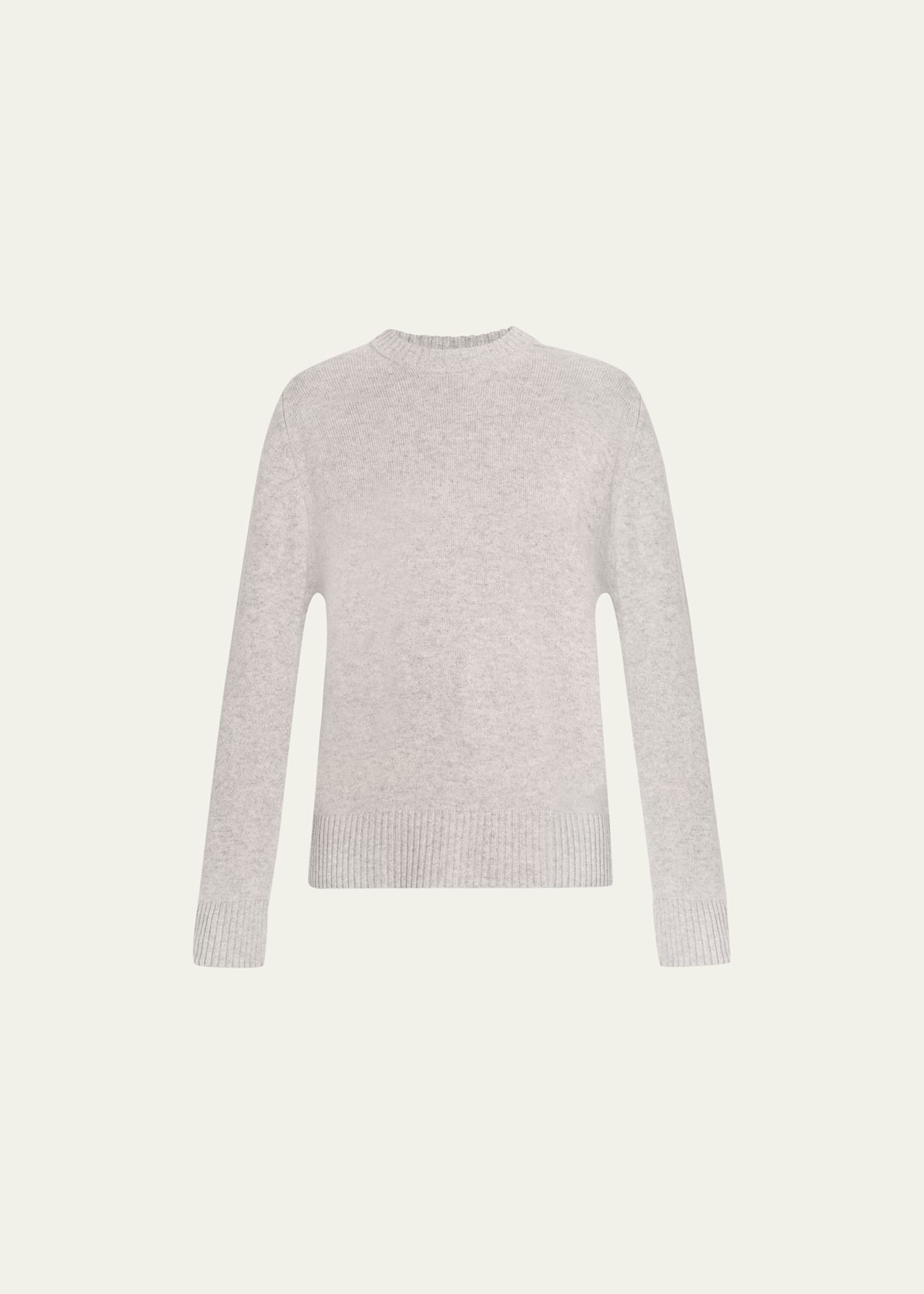 Loulou Studio Baltra Cashmere Knit Sweater In Grey Melange