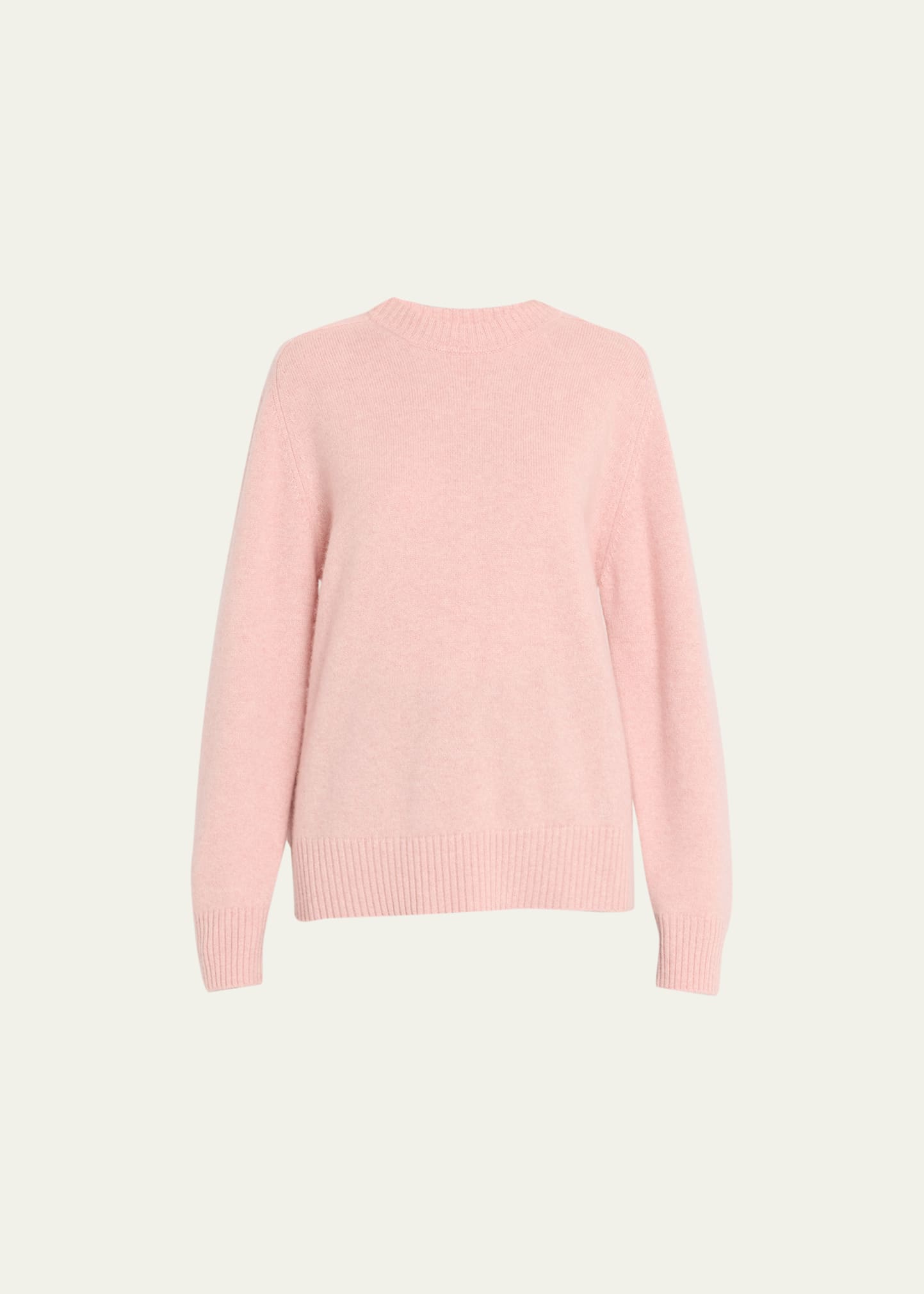 Loulou Studio Baltra Cashmere Knit Sweater In Pink Melange