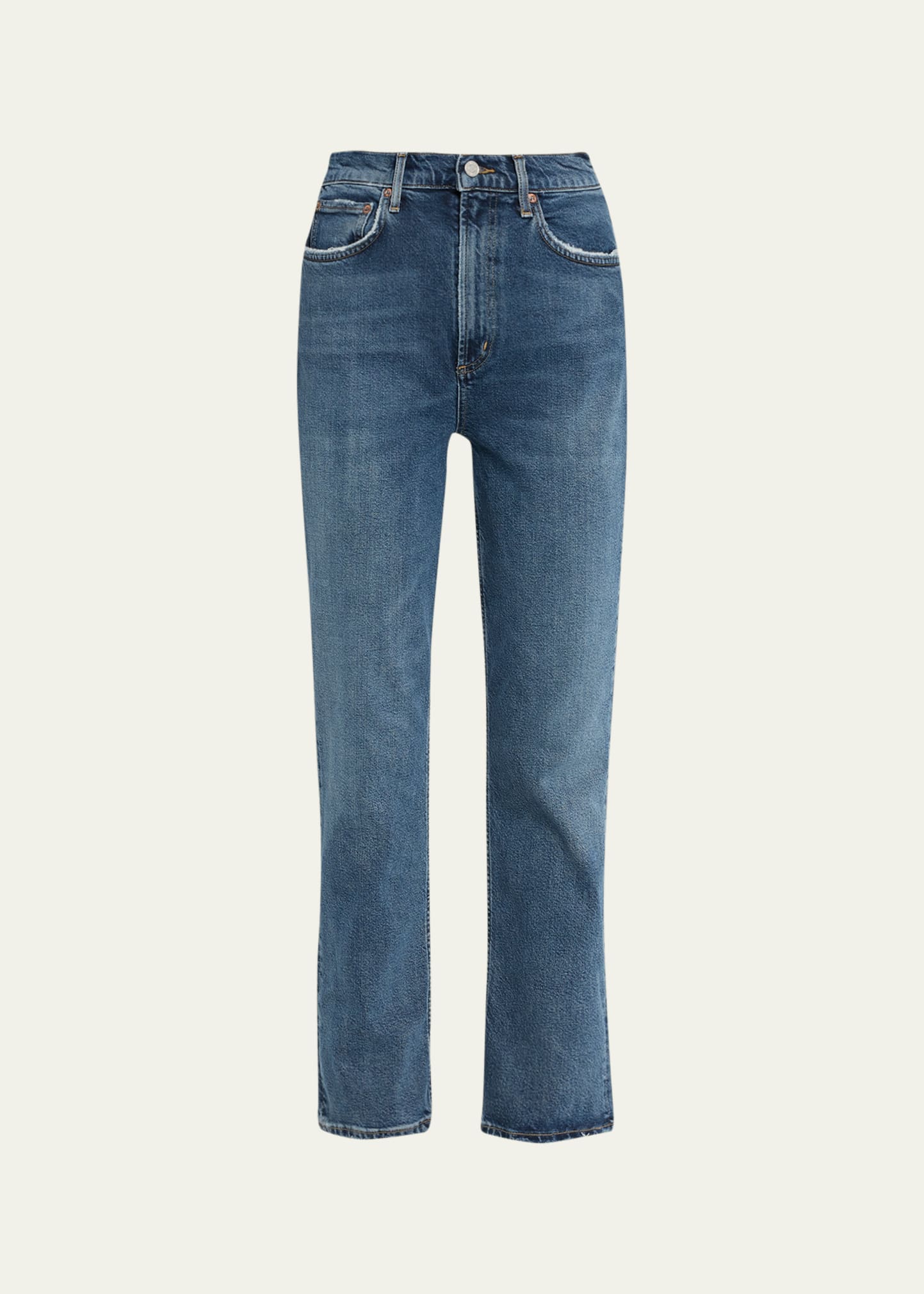 Shop Agolde High Rise Stovepipe Jeans In Captivate Vntg