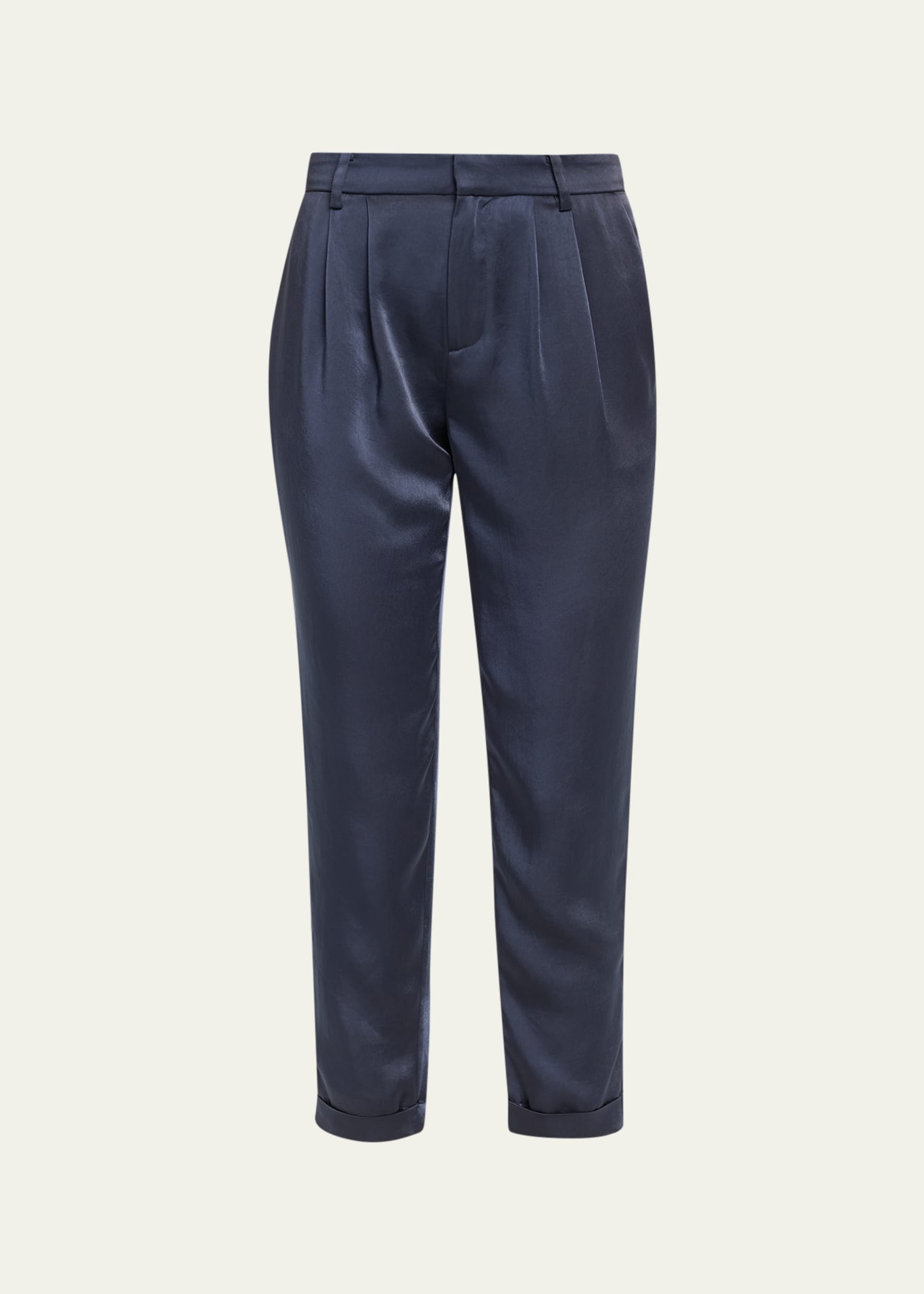 Ramy Brook Madelyn Satin Pants In Navy