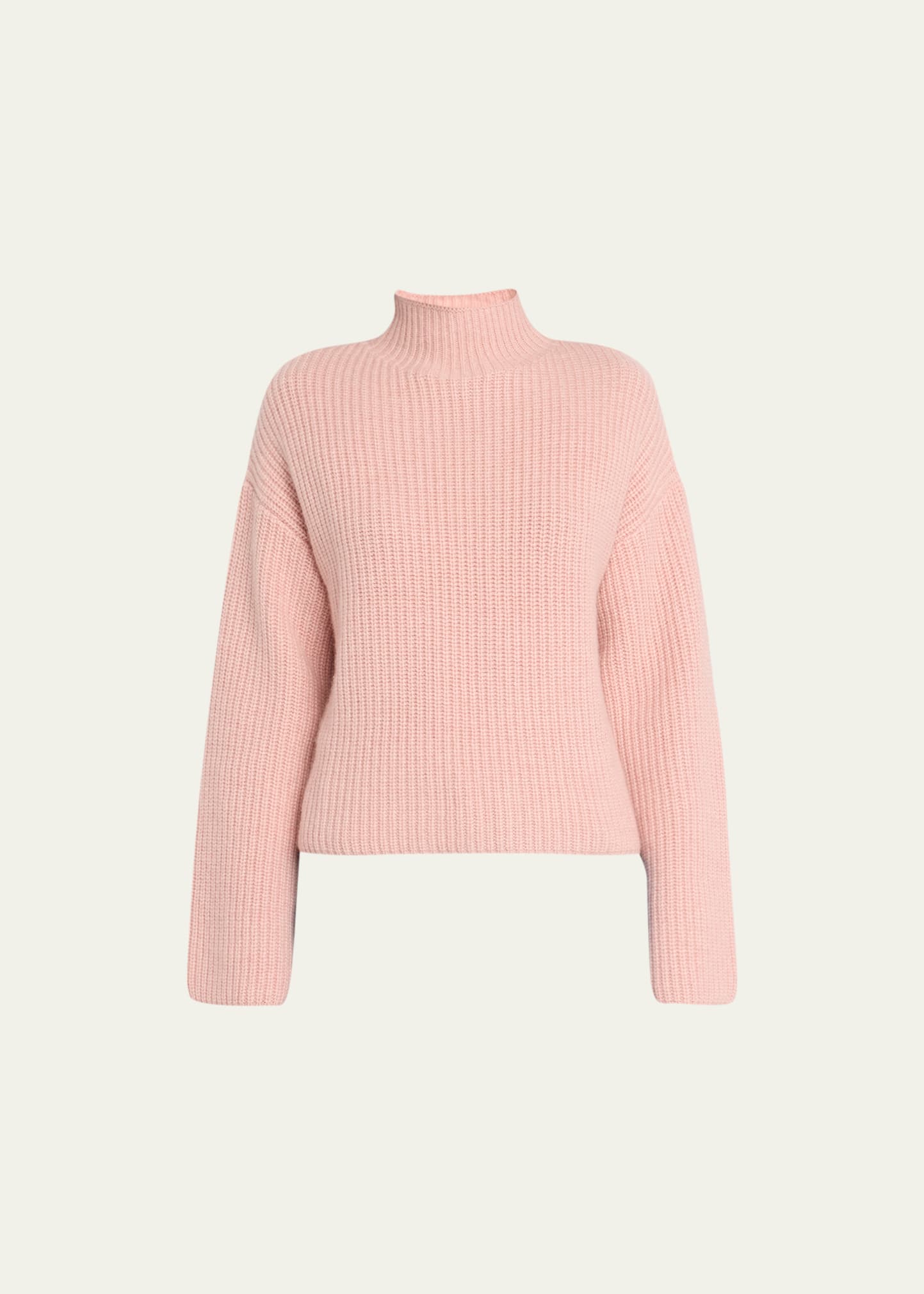 Funnel-Neck Cashmere Sweater