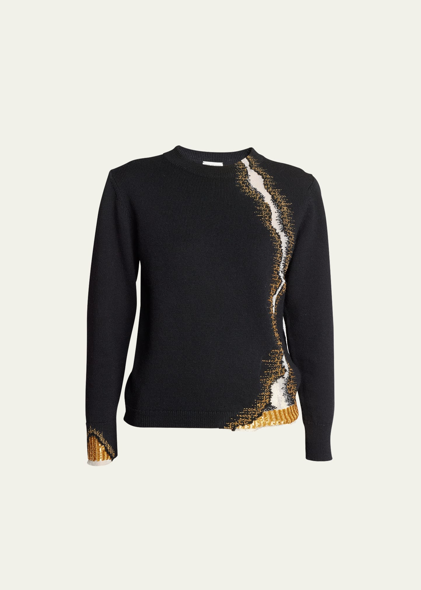 Touraya Embroidered Mohair Sweater
