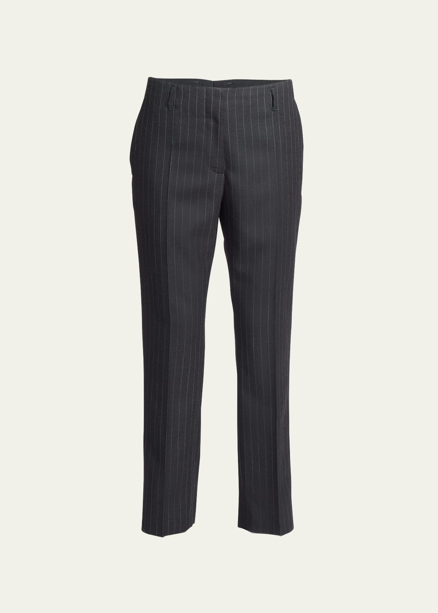 Paola Pinstripe Wool Pants