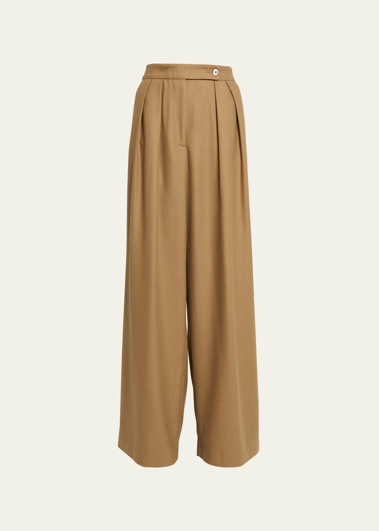 Pamplona Wide-Leg Wool Pants