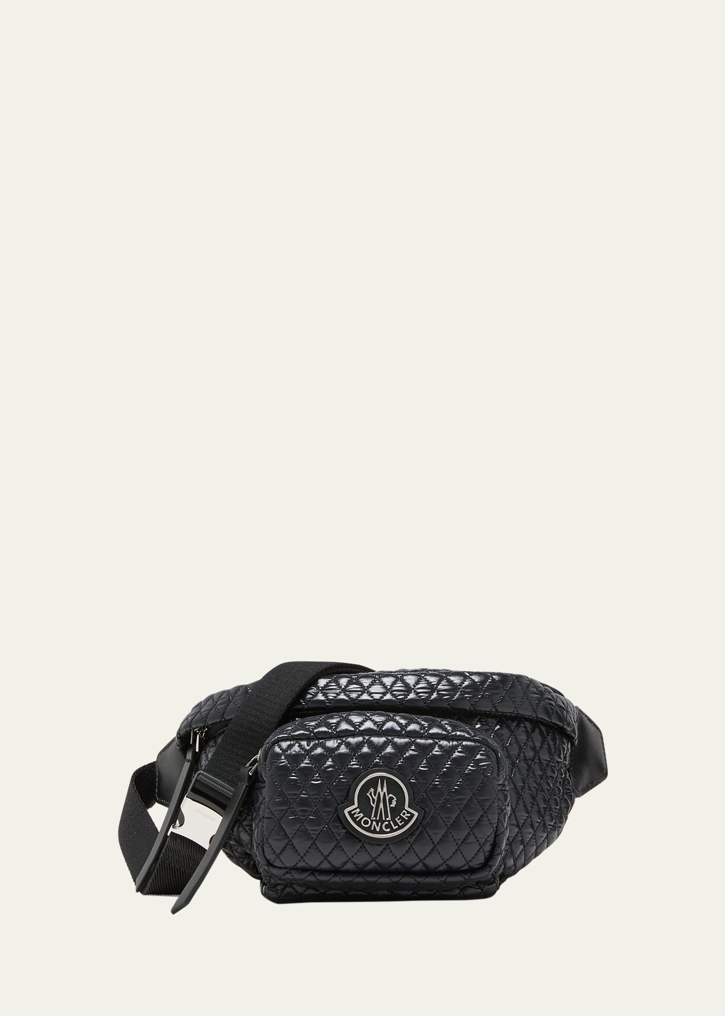 Moncler Women's Mainline Felicie Puffer Belt Bag In Black