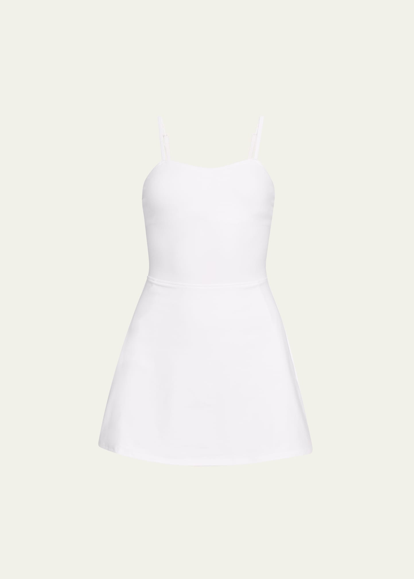 Alo Yoga Alosoft Courtside Tennis Dress In White