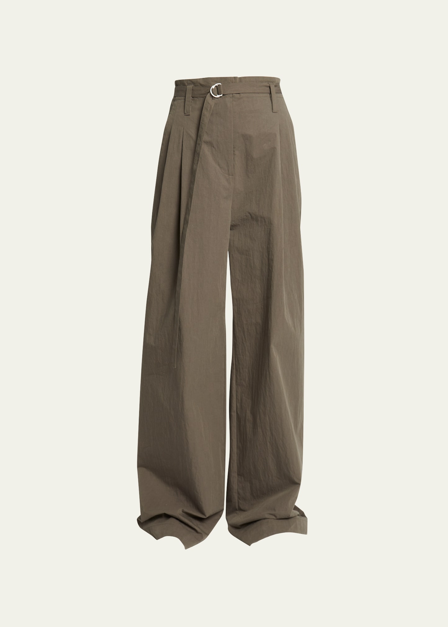 Techincal Suiting Wide-Leg Trousers