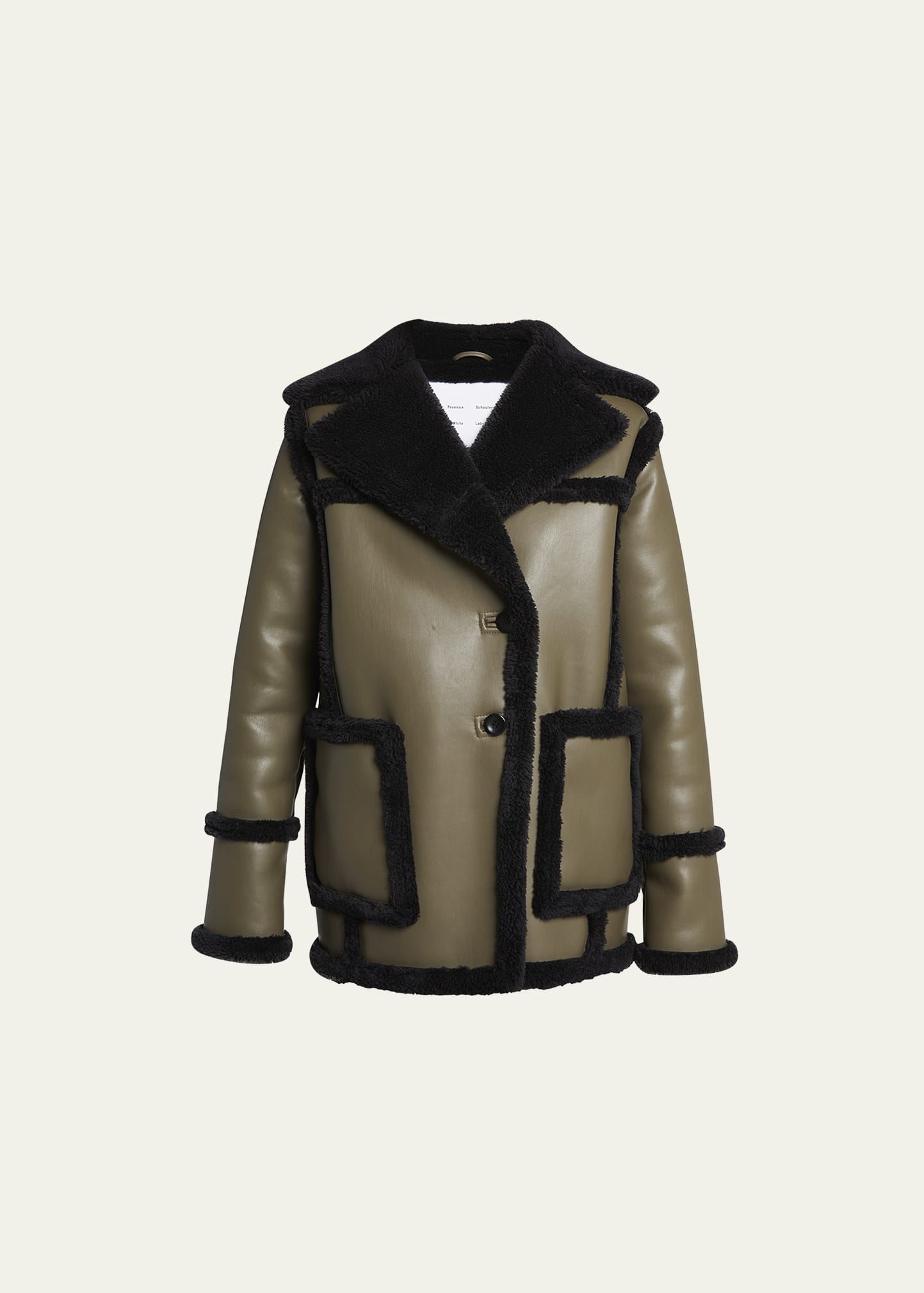 Coated Fleece-Lined Jacket