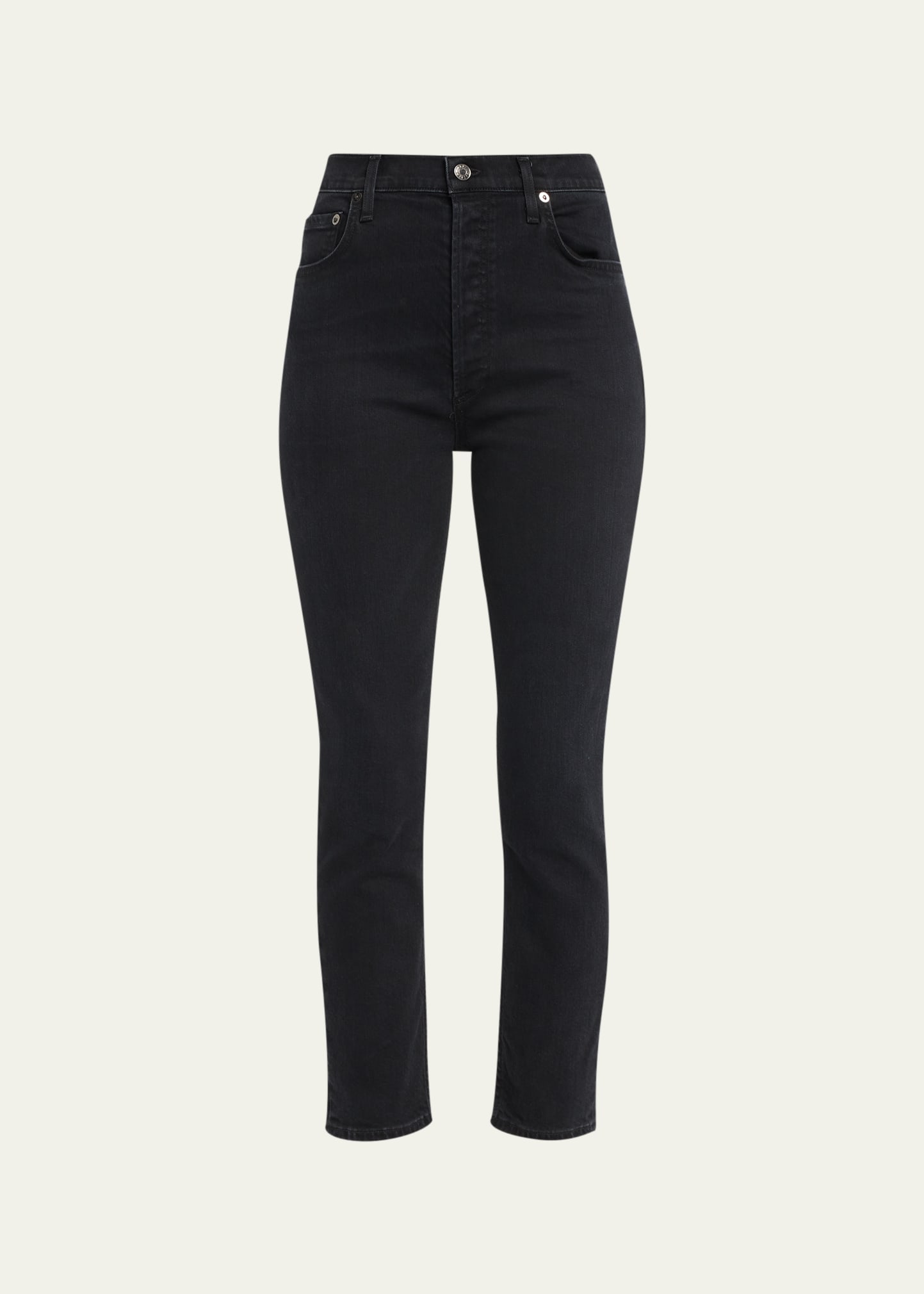 Shop Agolde Nico High Rise Slim Cropped Jeans In Spirit