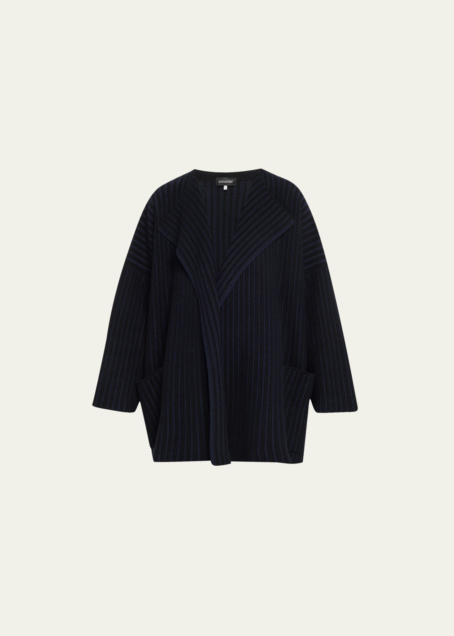 Open-Front Cashmere Cardigan (Mid Plus)