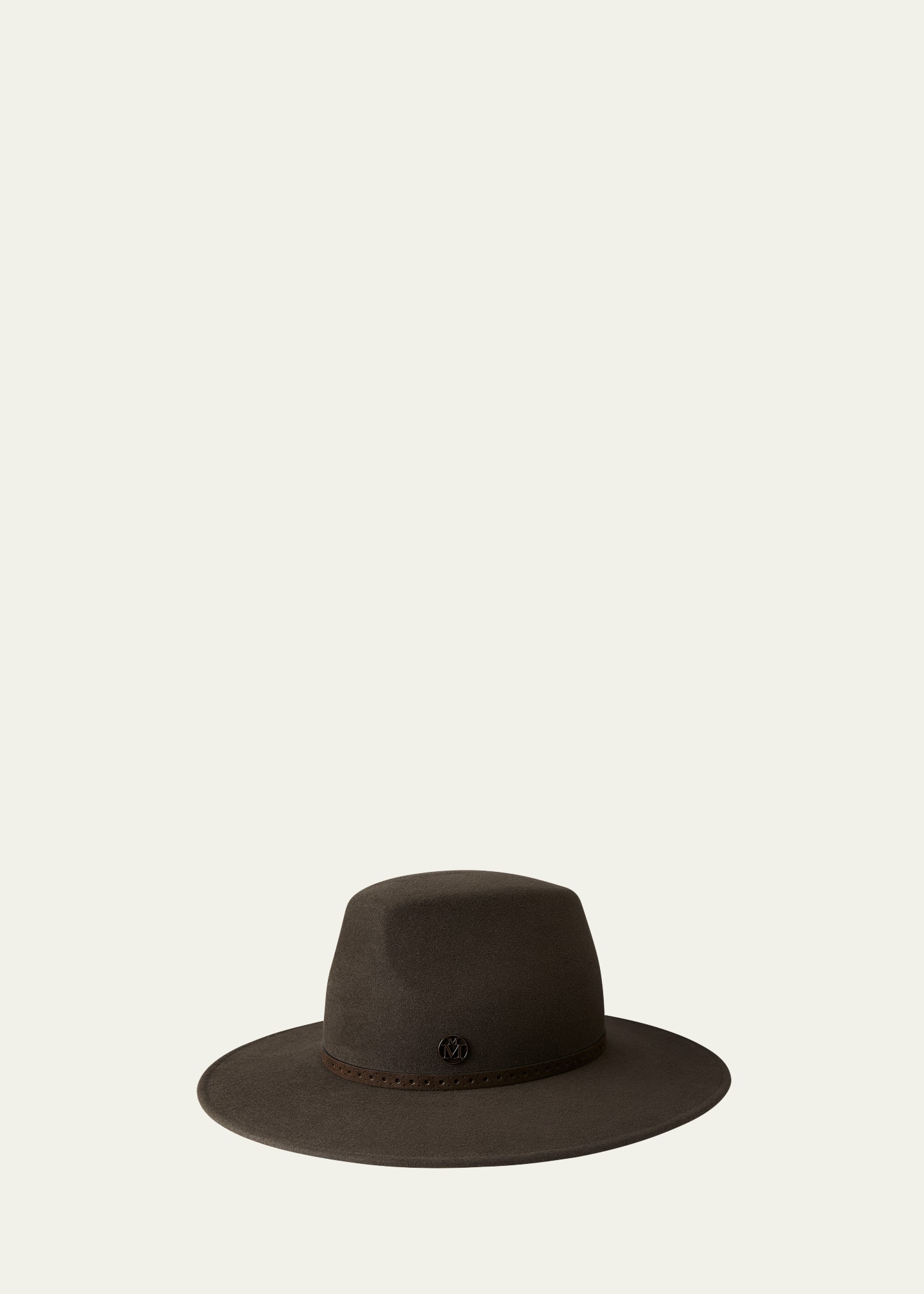 Kyra Wool Fedora With Leather Band