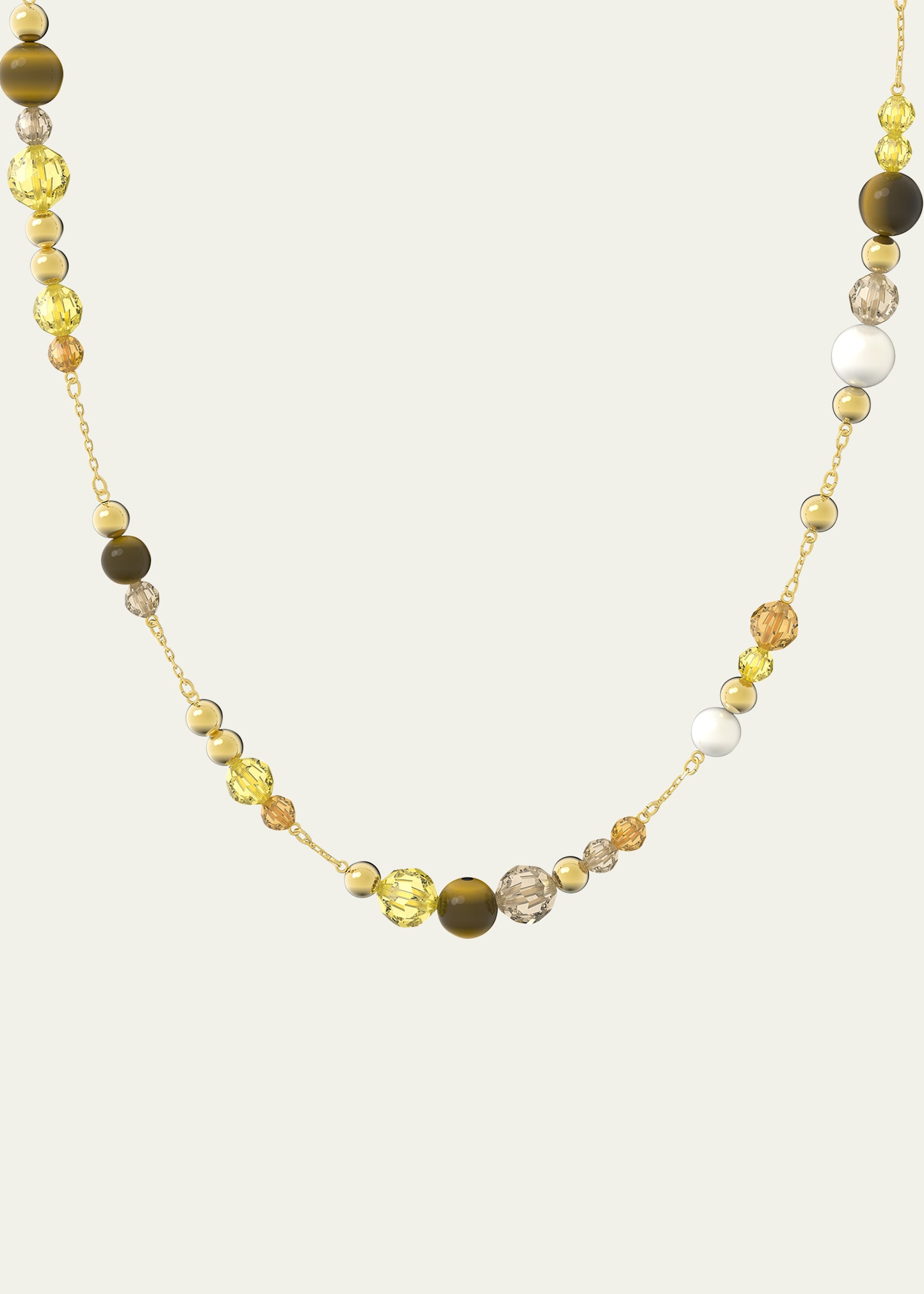 Somnia Crystal and Tiger's Eye Bead Necklace