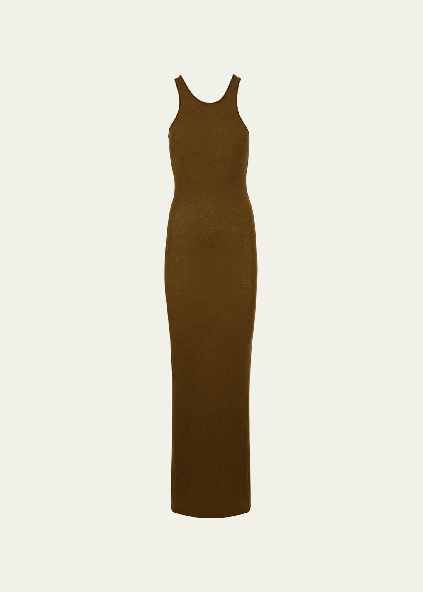 Khaite Maxikleid Jaime Aus Kaschmir In Avocado