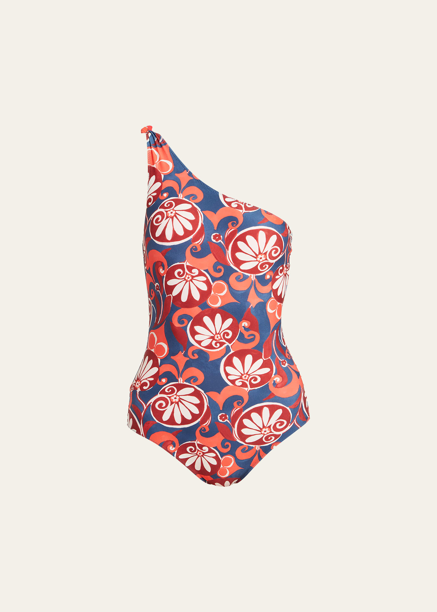 Goddess Asymmetric One-Piece Swimsuit