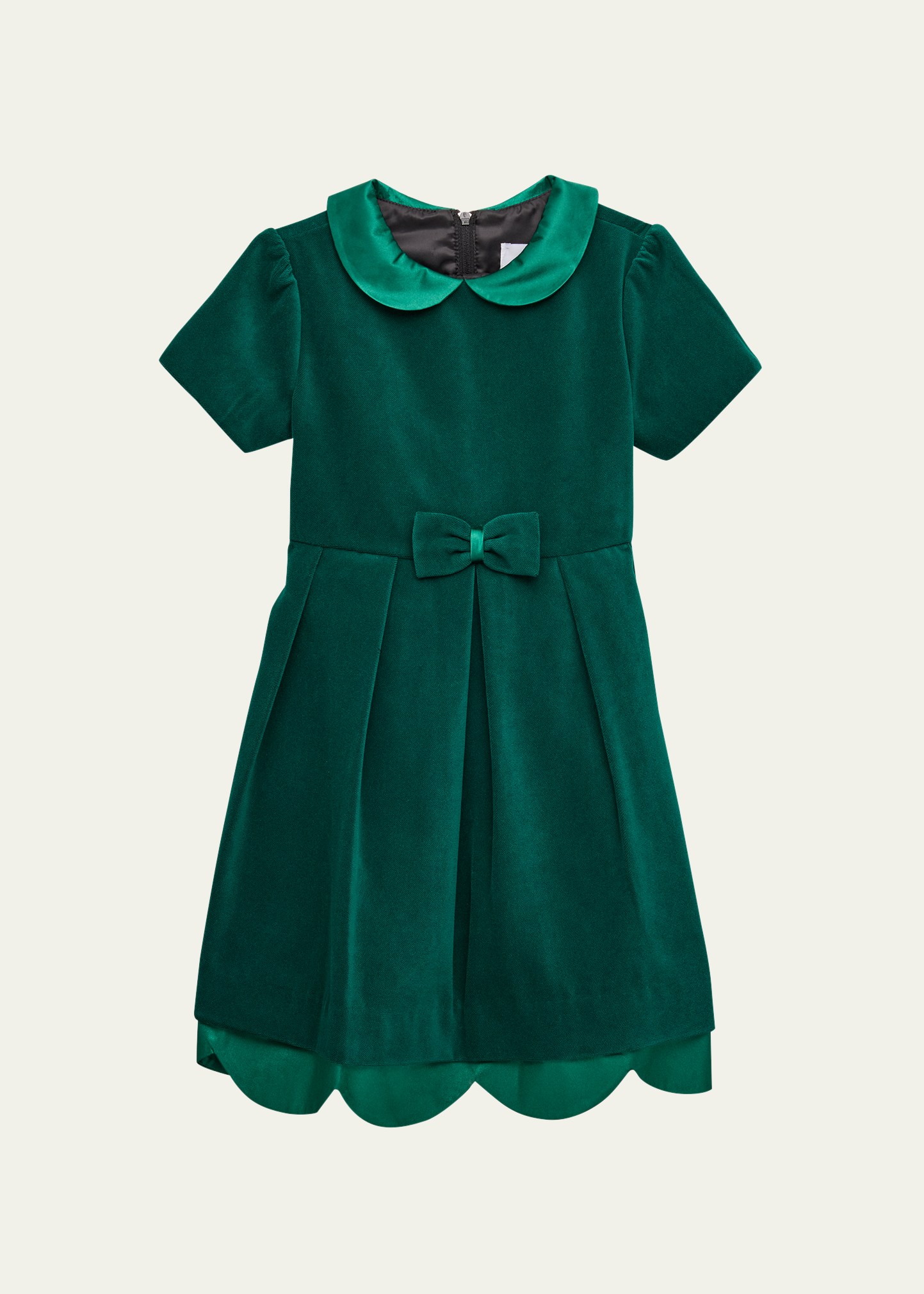 Florence eiseman green velvet cheap dress