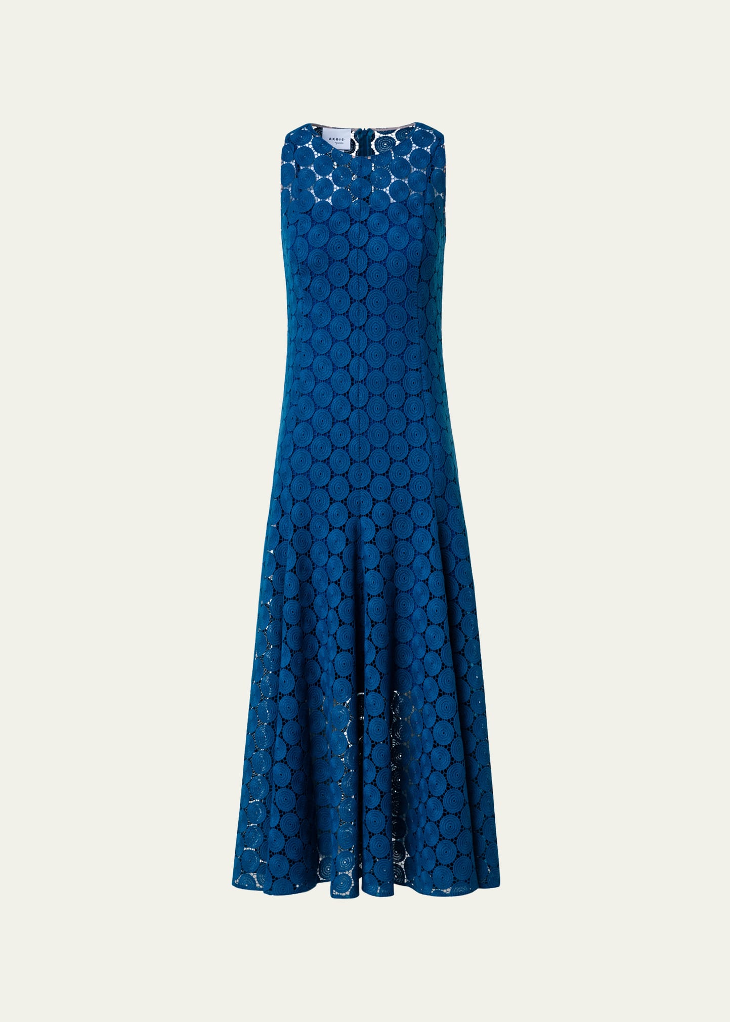 Dotted Guipure Lace Midi Dress