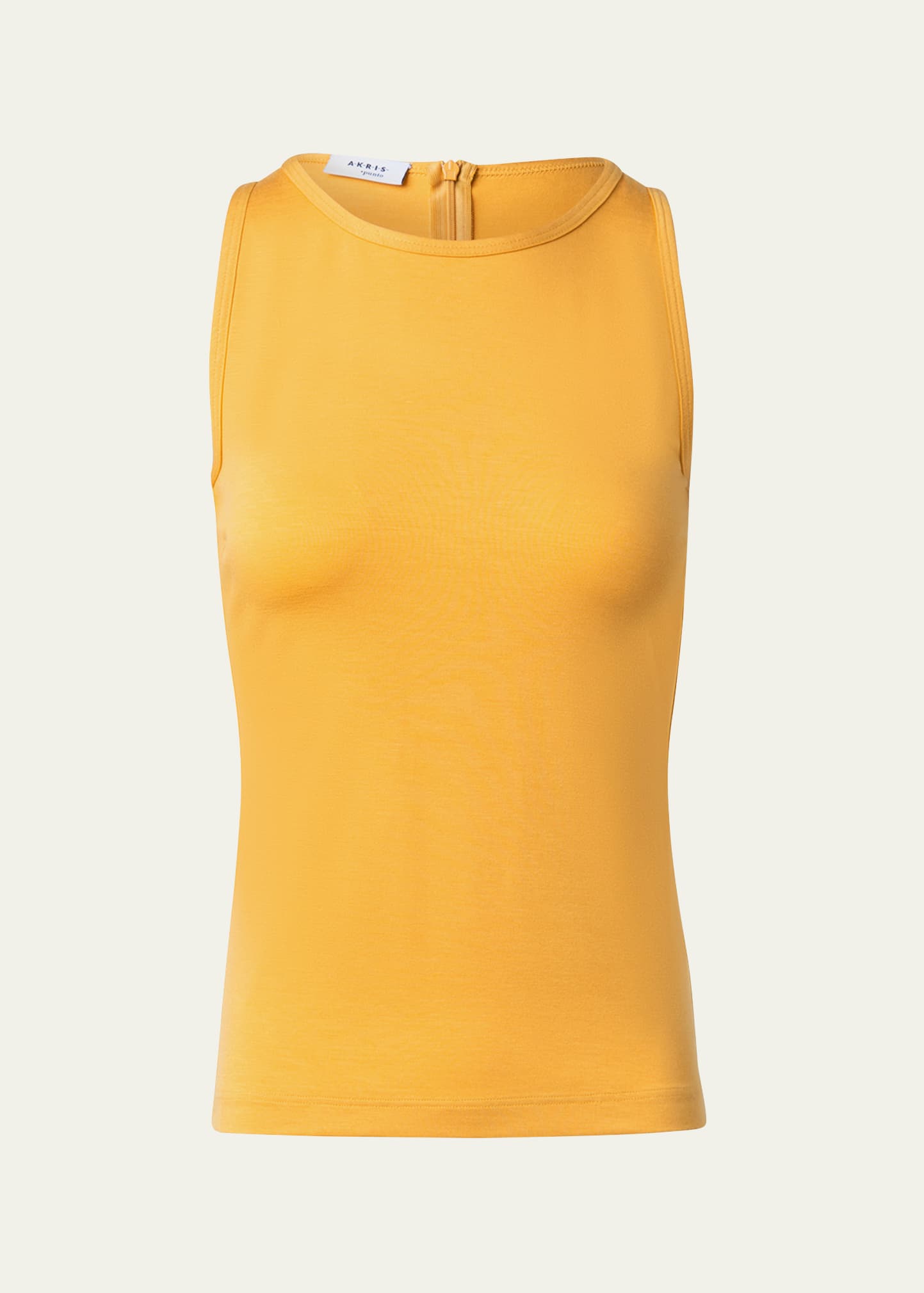Akris Punto Fitted Jersey Tank Top In Sun
