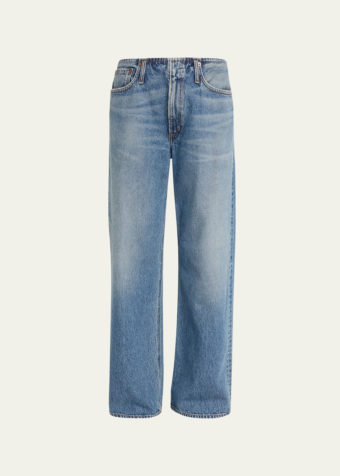 Shop Agolde Lex Low-rise Wide-leg Jeans In Swing Vintage