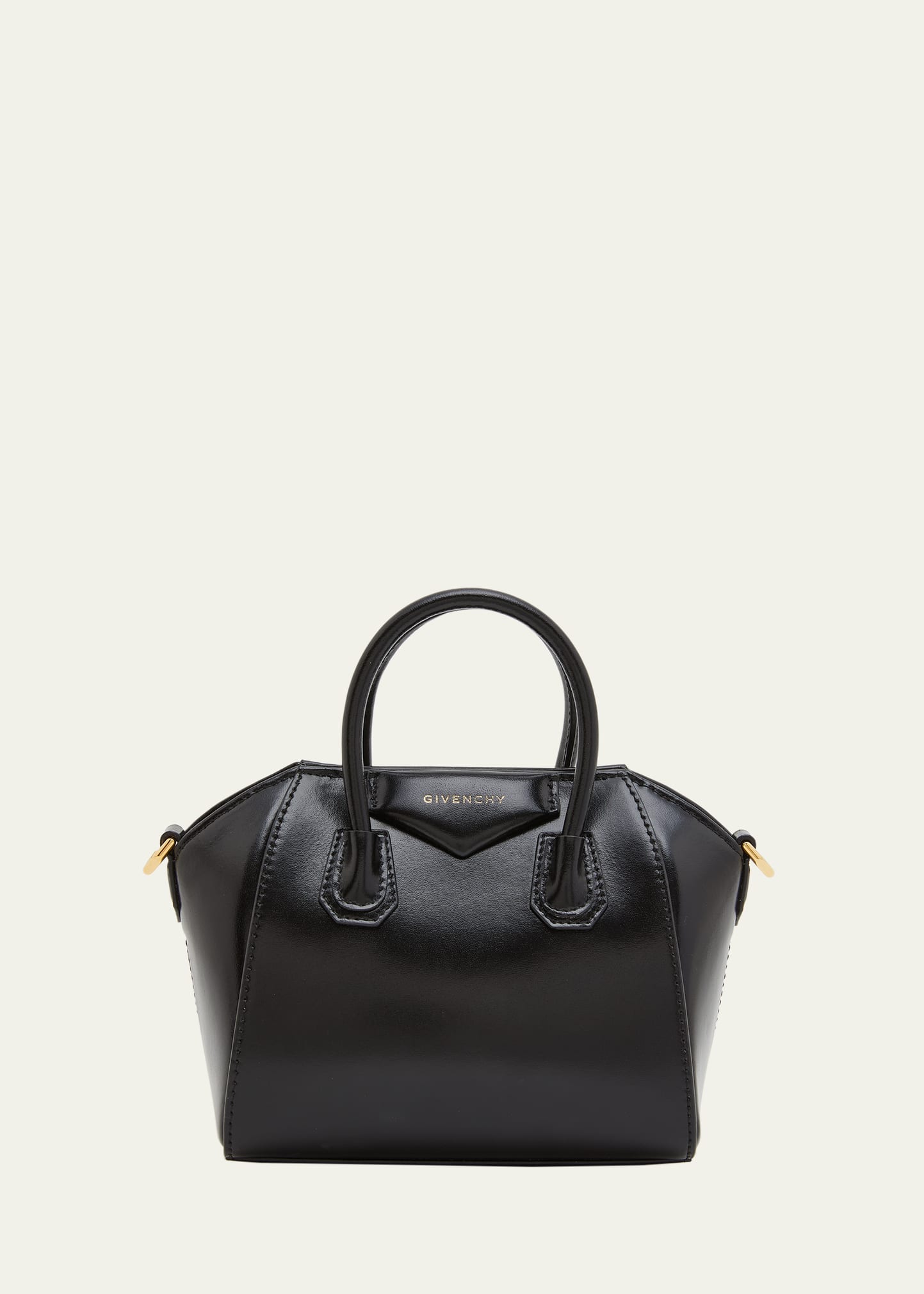 Givenchy Antigona Toy Crossbody Bag In Leather In 009 Blackred