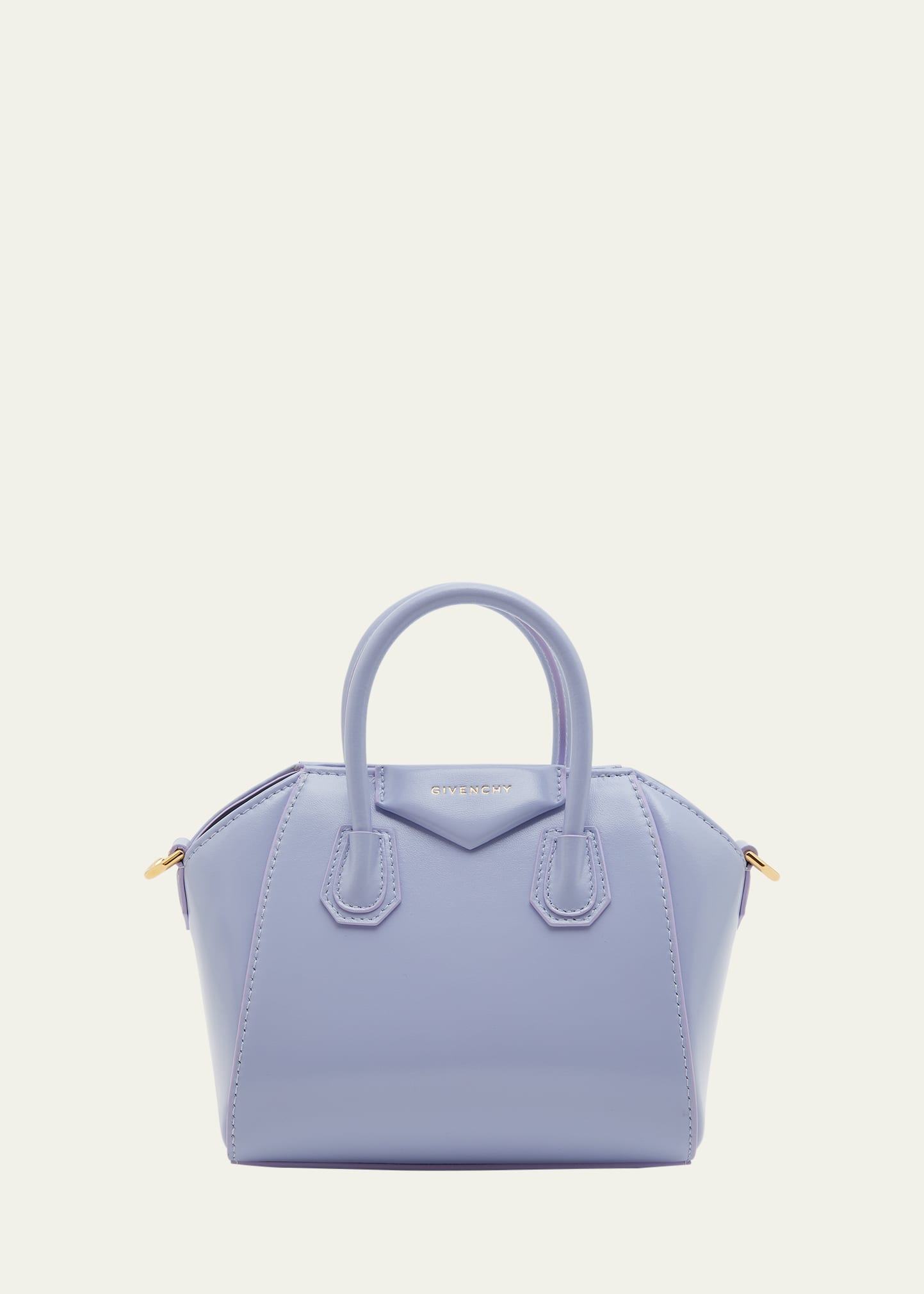 Givenchy Antigona Toy Crossbody Bag In Leather In 535 Lavender Purp