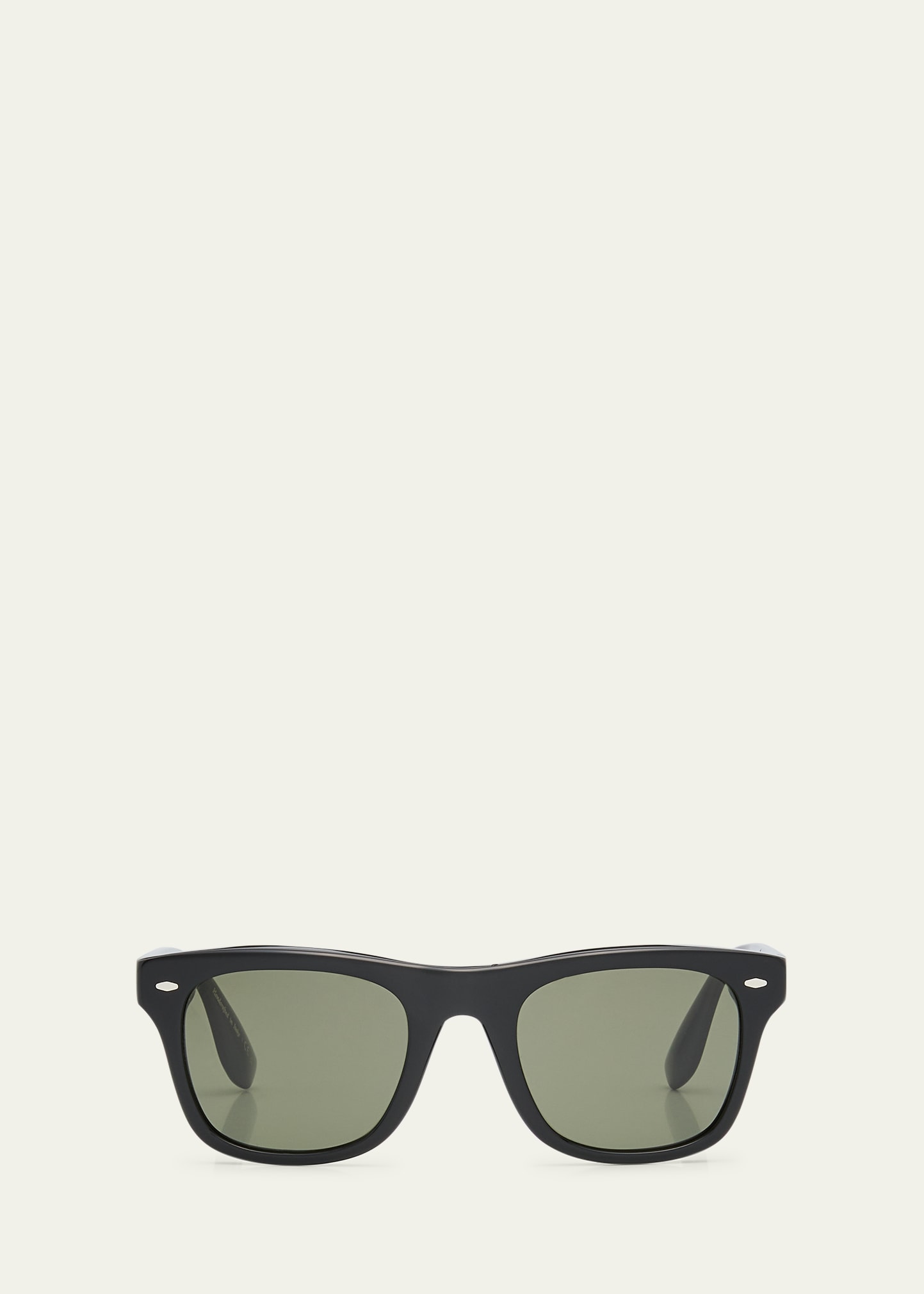 Sleek Acetate Square Sunglasses