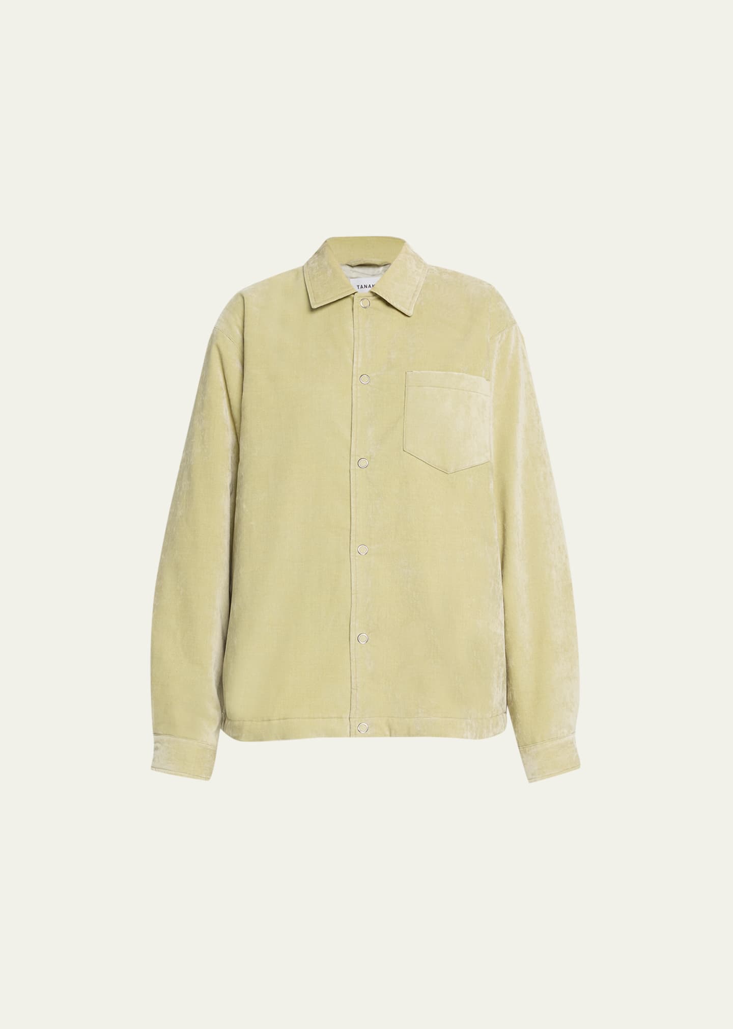 Tanaka The Padded Coach Shirt In Lime