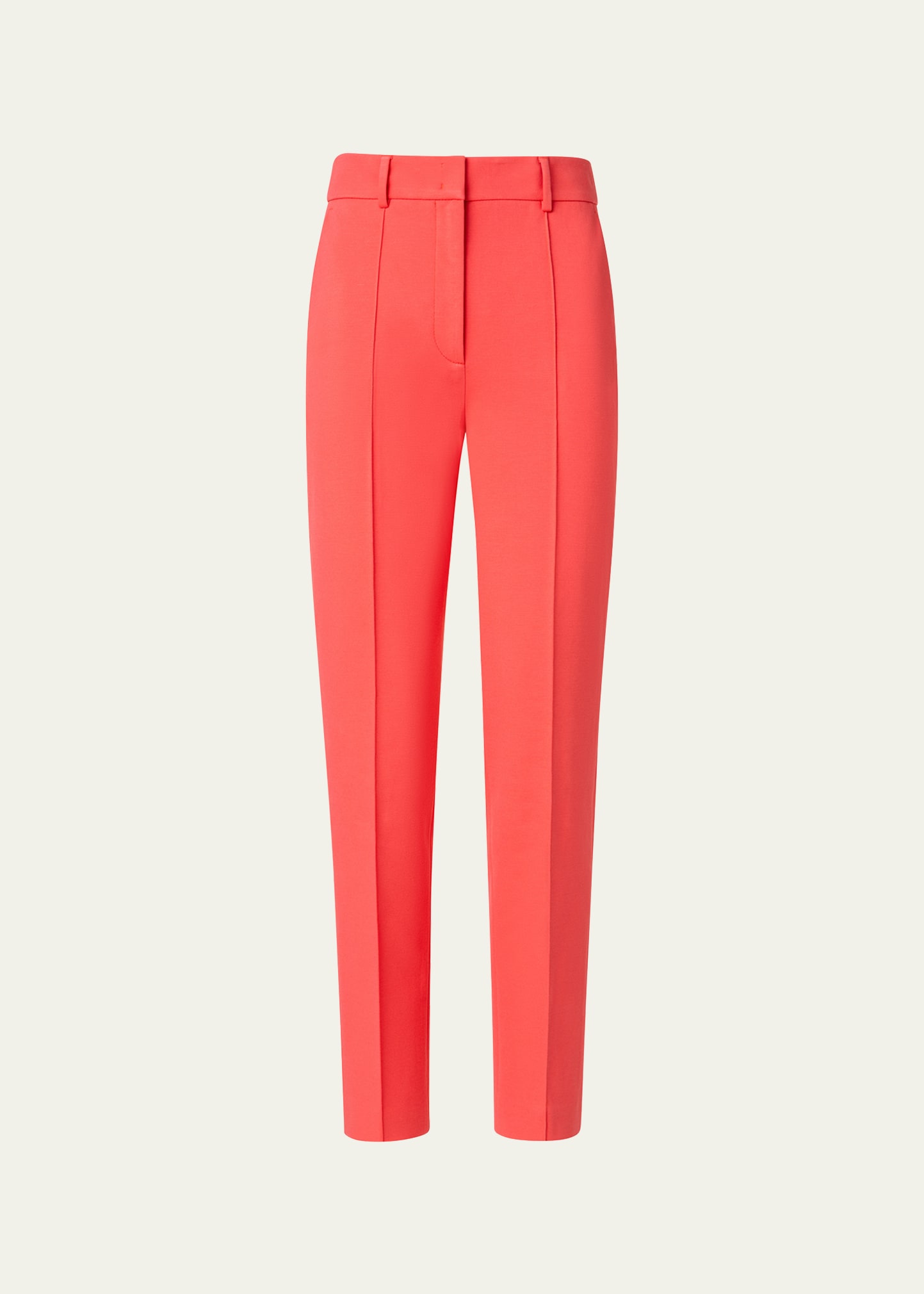 Shop Akris Punto Tapered Ferry Jersey Pants In Coral