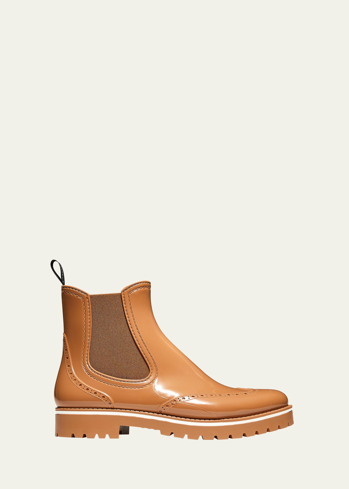 Rubber Wing-Tip Chelsea Rain Boots