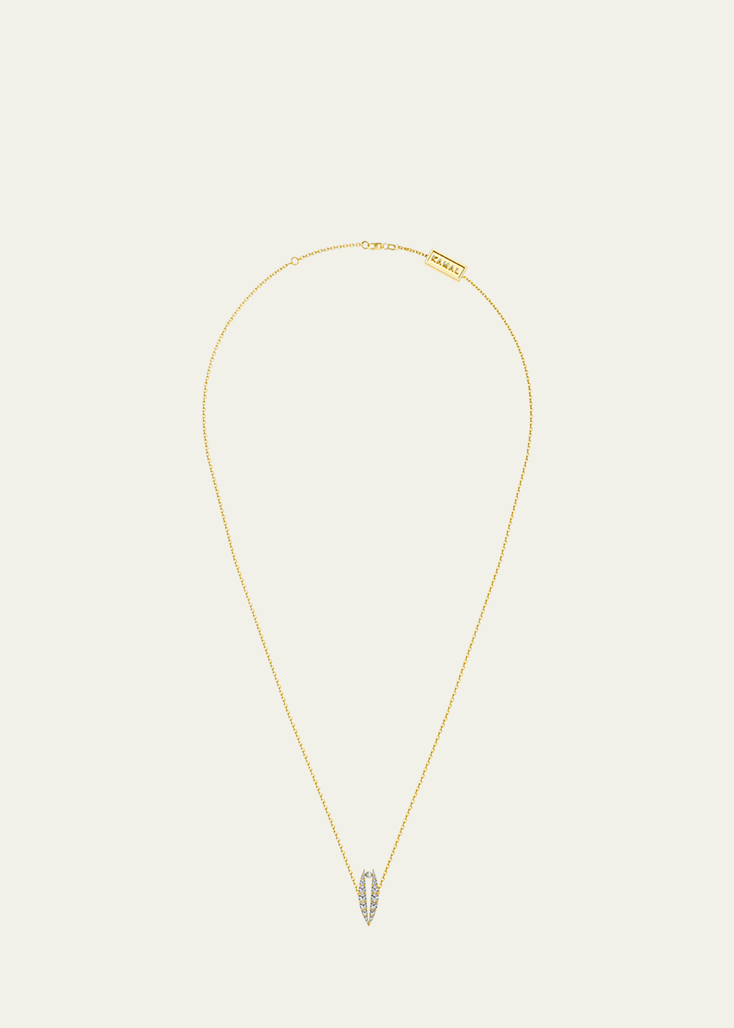 Diamond Pave Lotus Pearl Pendant Necklace