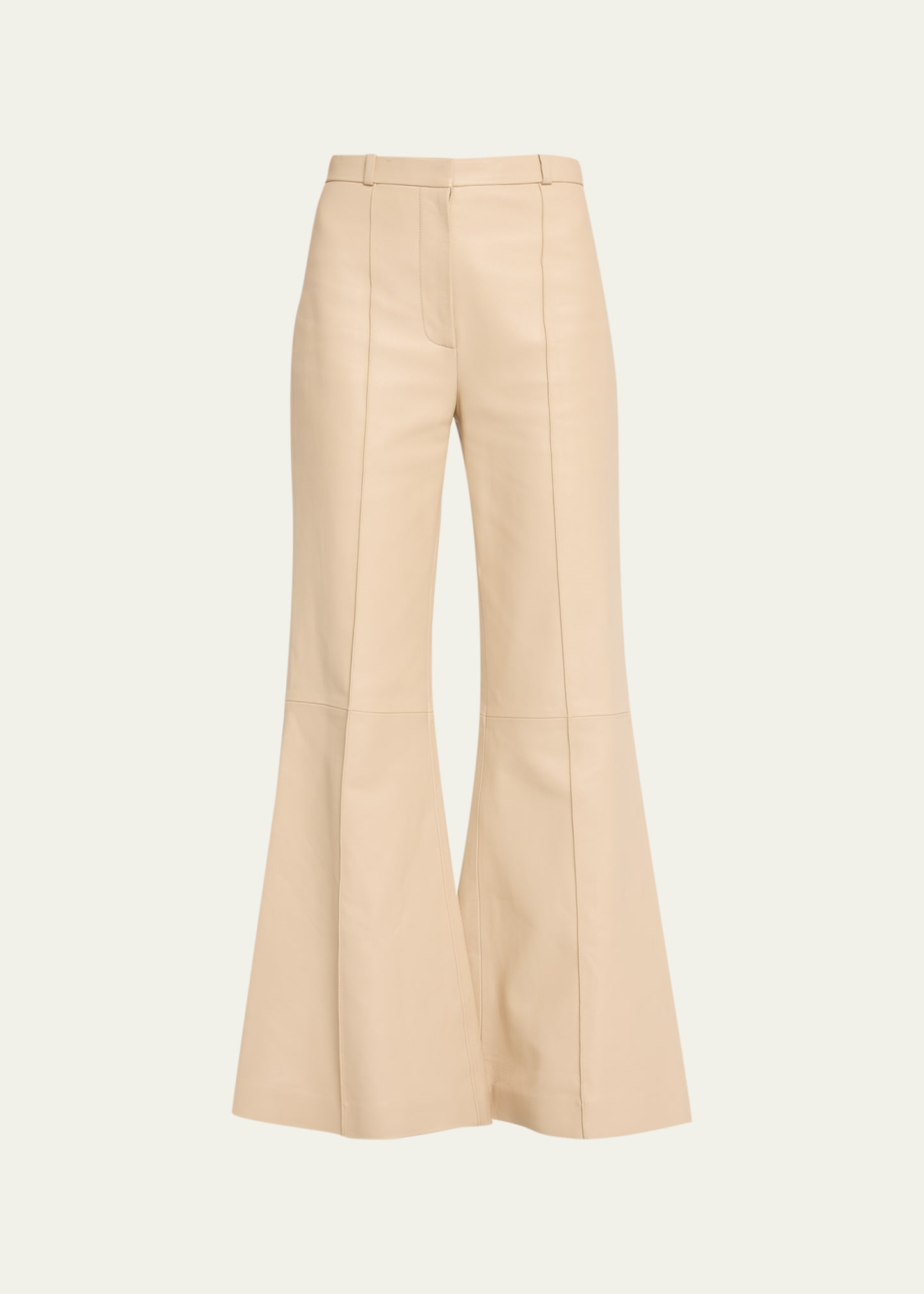 Oscar de la Renta Flared Stretch-Wool Pants