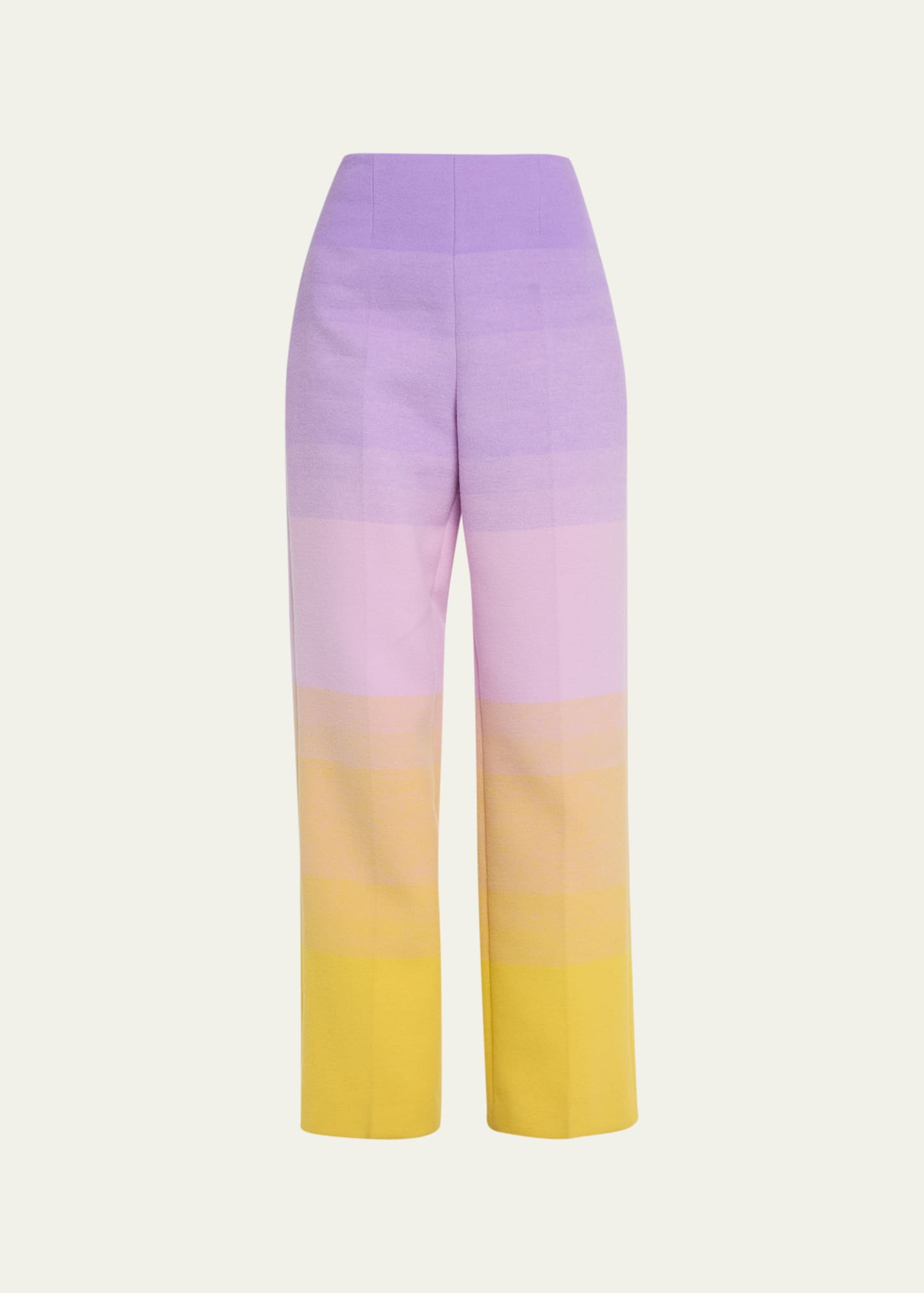 Ombre Double-Face Wool-Blend Pants