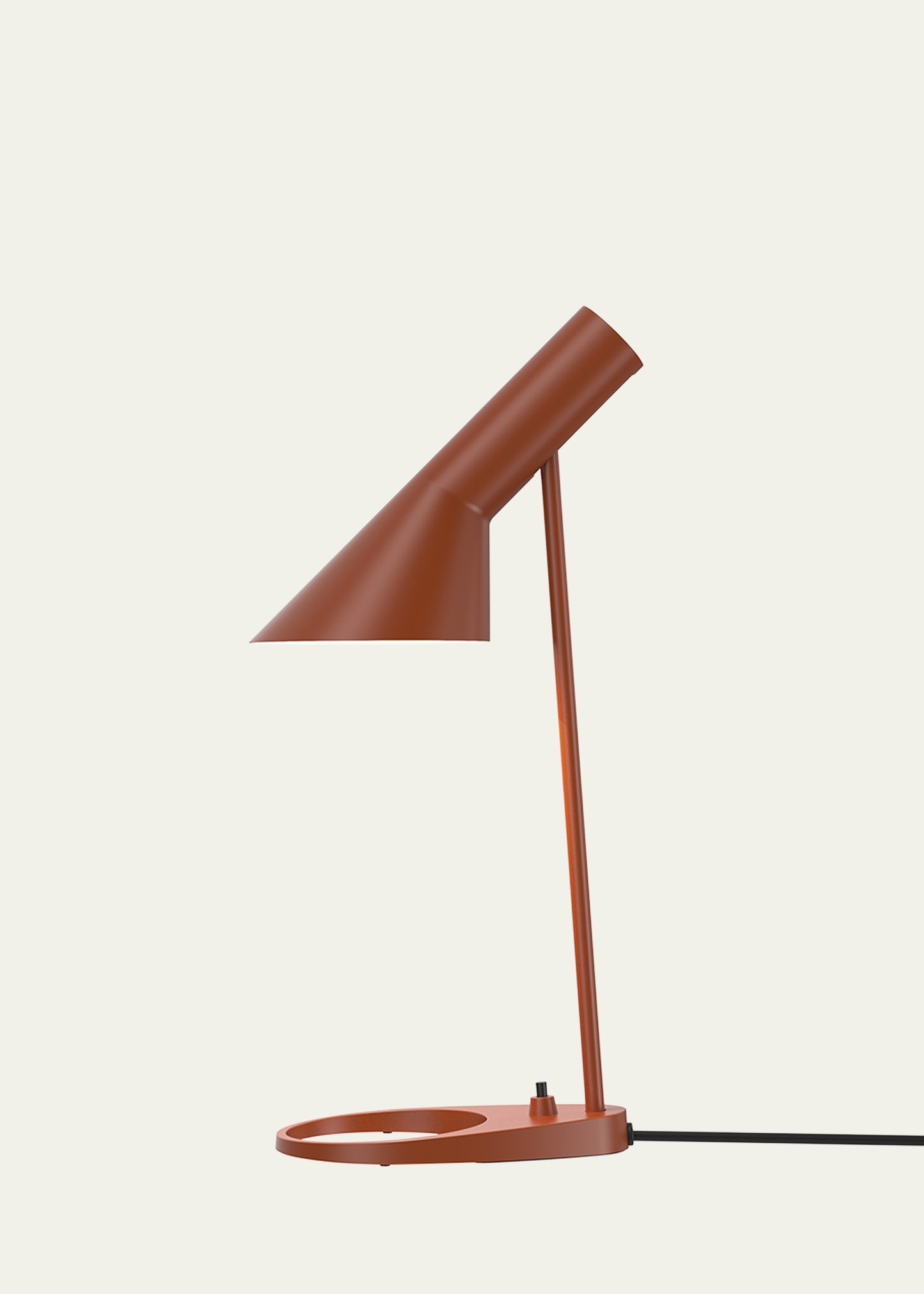 Louis Poulsen Aj Mini Table Lamp In Rusty Red