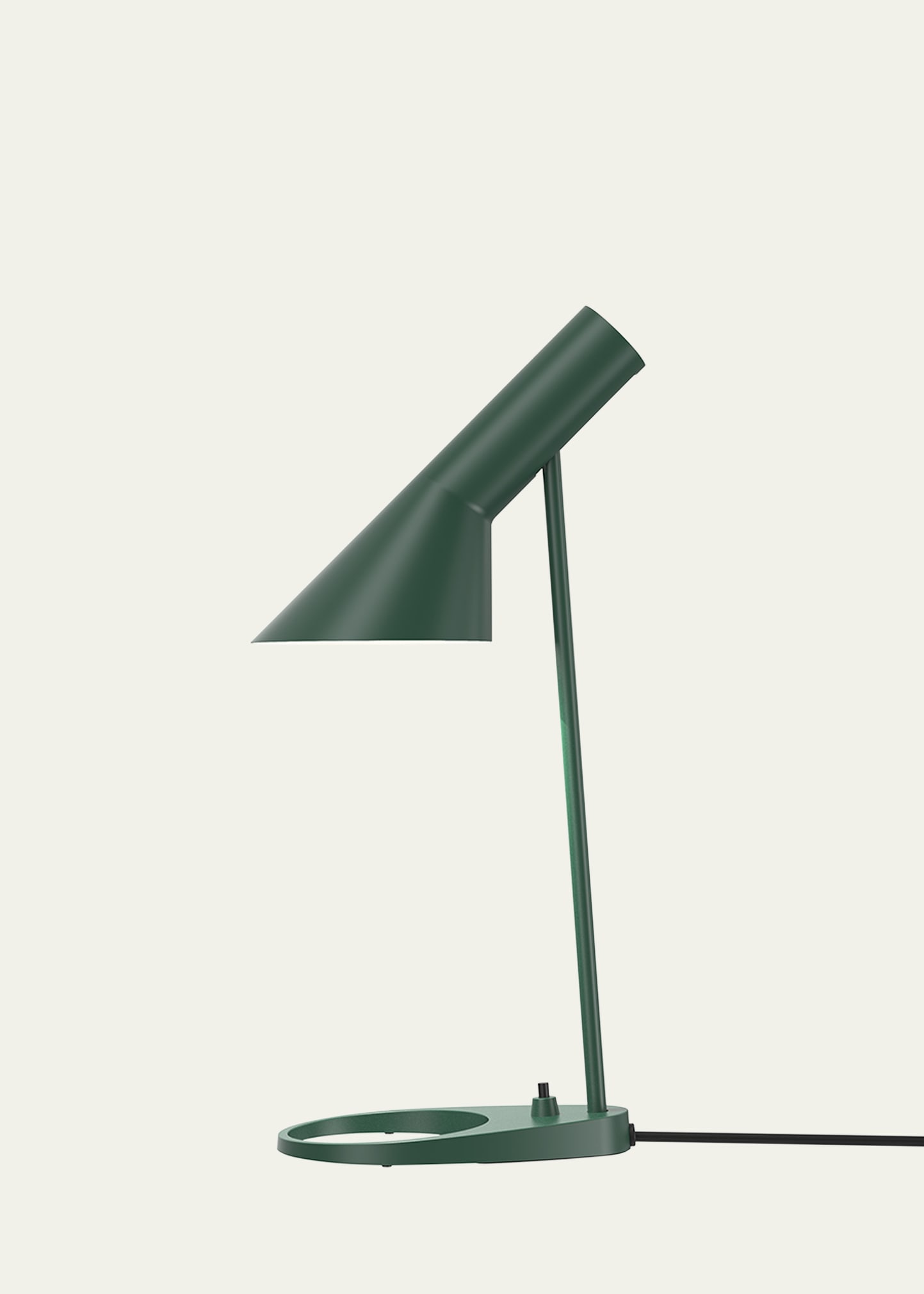 Louis Poulsen Aj Mini Table Lamp In Dark Green