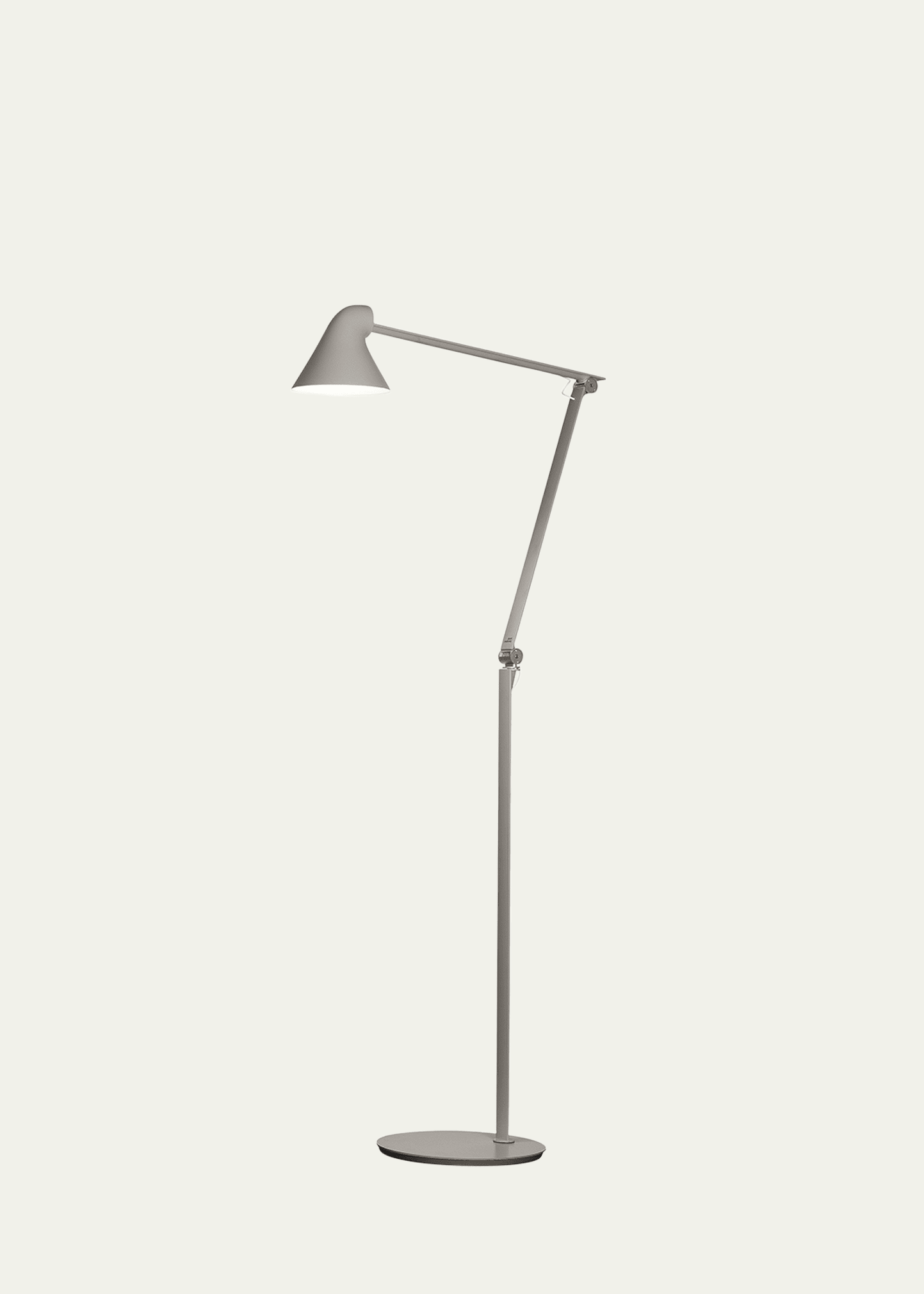 Louis Poulsen Njp Floor Lamp In Light Aluminum Gr